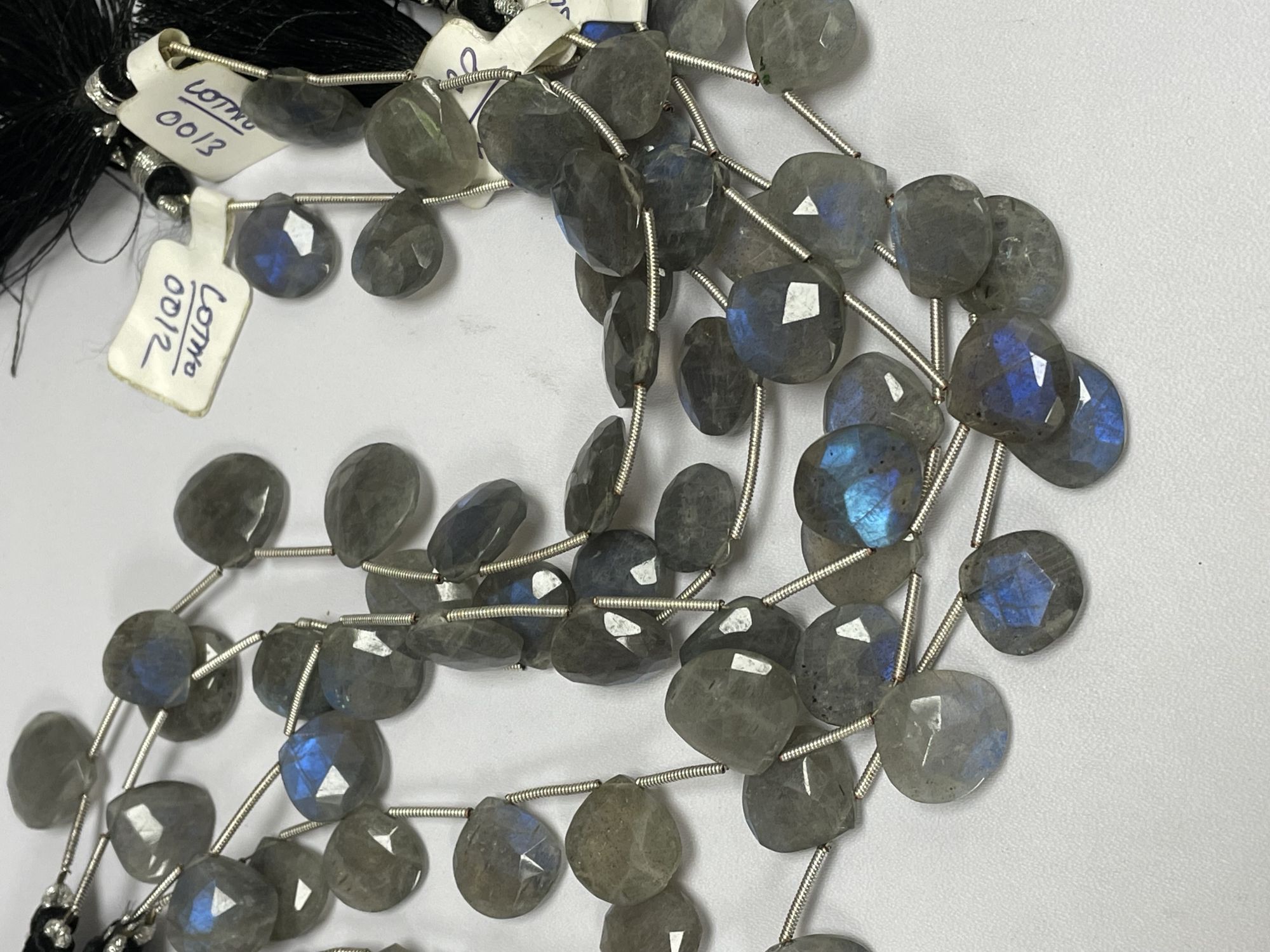 Labradorite Heart Faceted