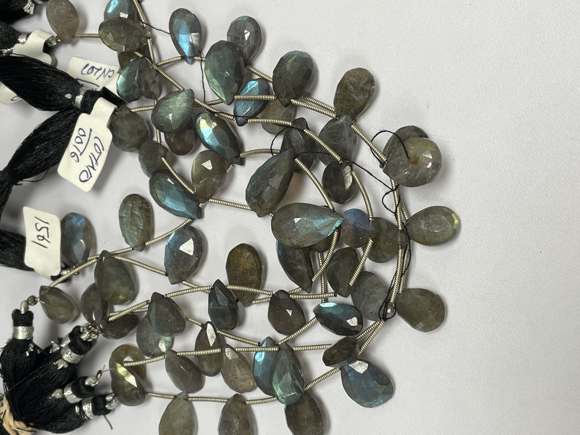 Labradorite Pear Faceted