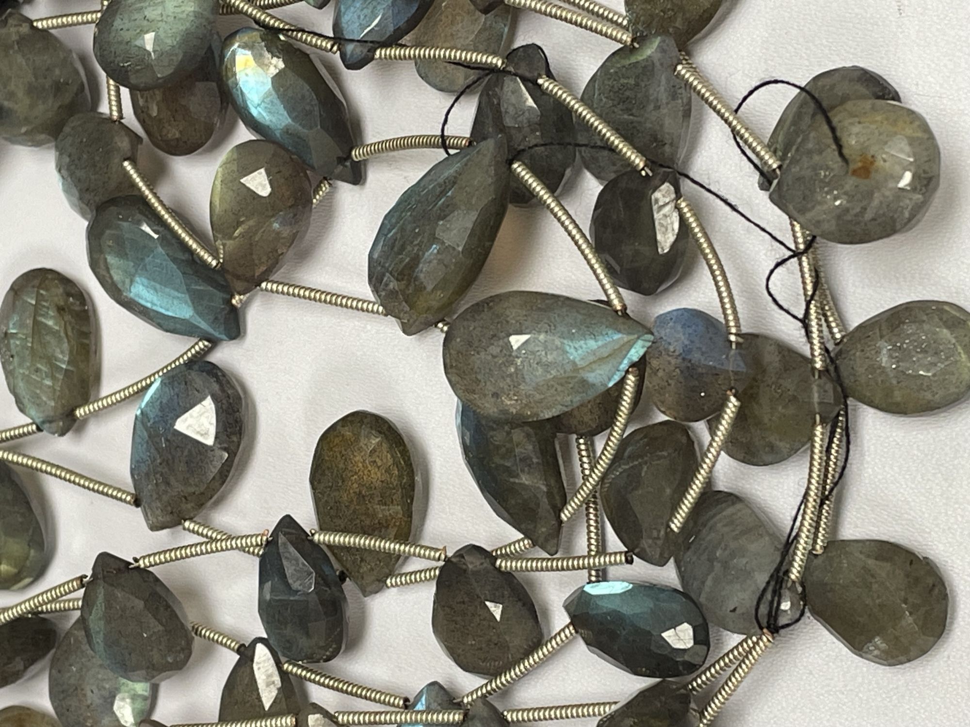 Labradorite Pear Faceted