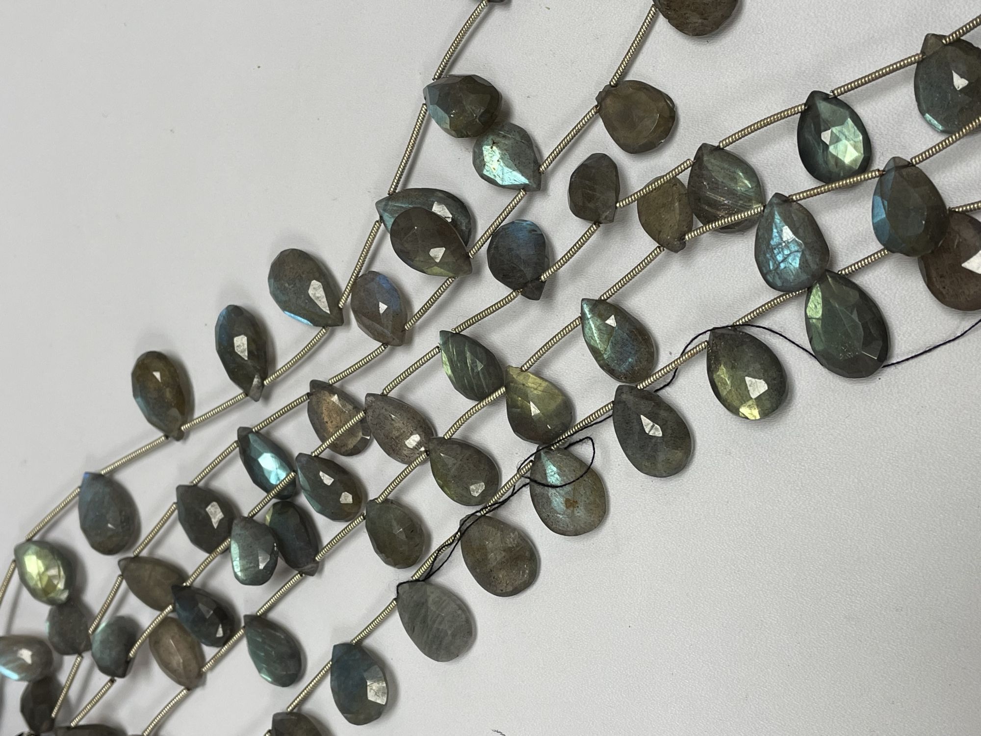 Labradorite Pear Faceted