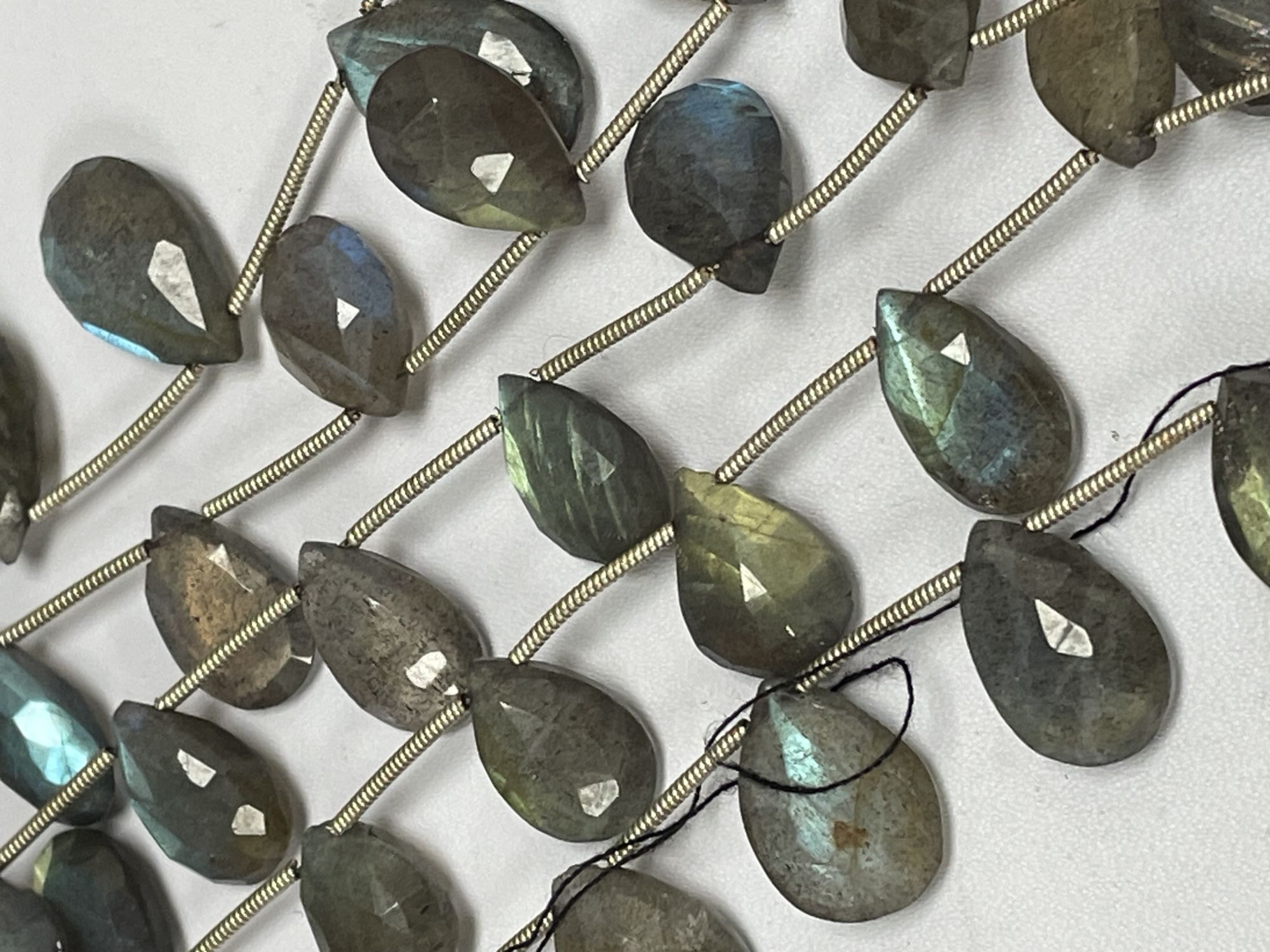 Labradorite Pear Faceted