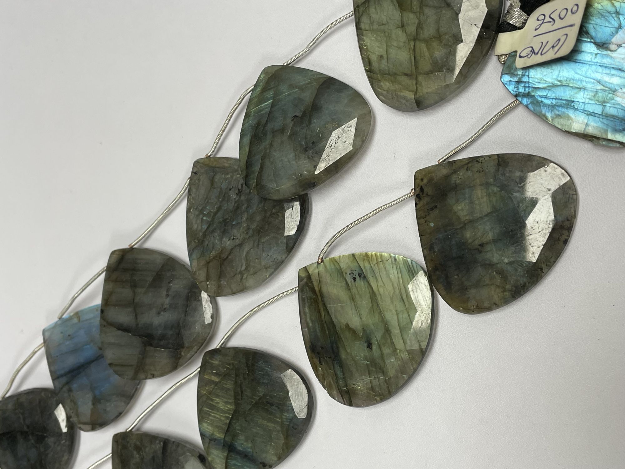 Labradorite Heart Faceted