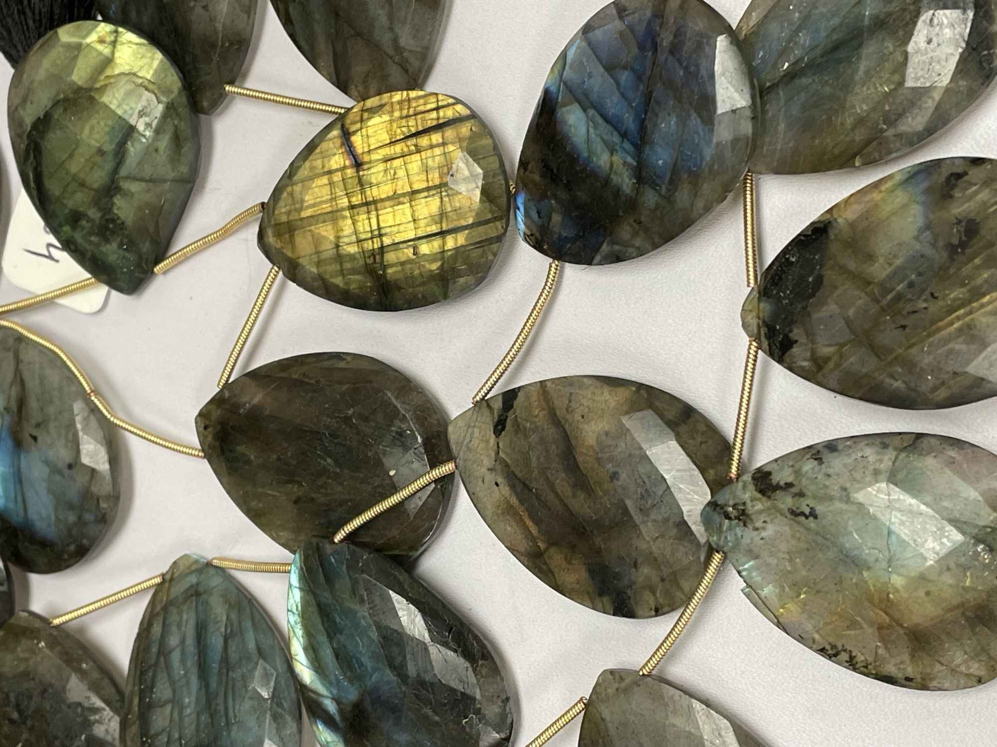 Labradorite Pear Faceted
