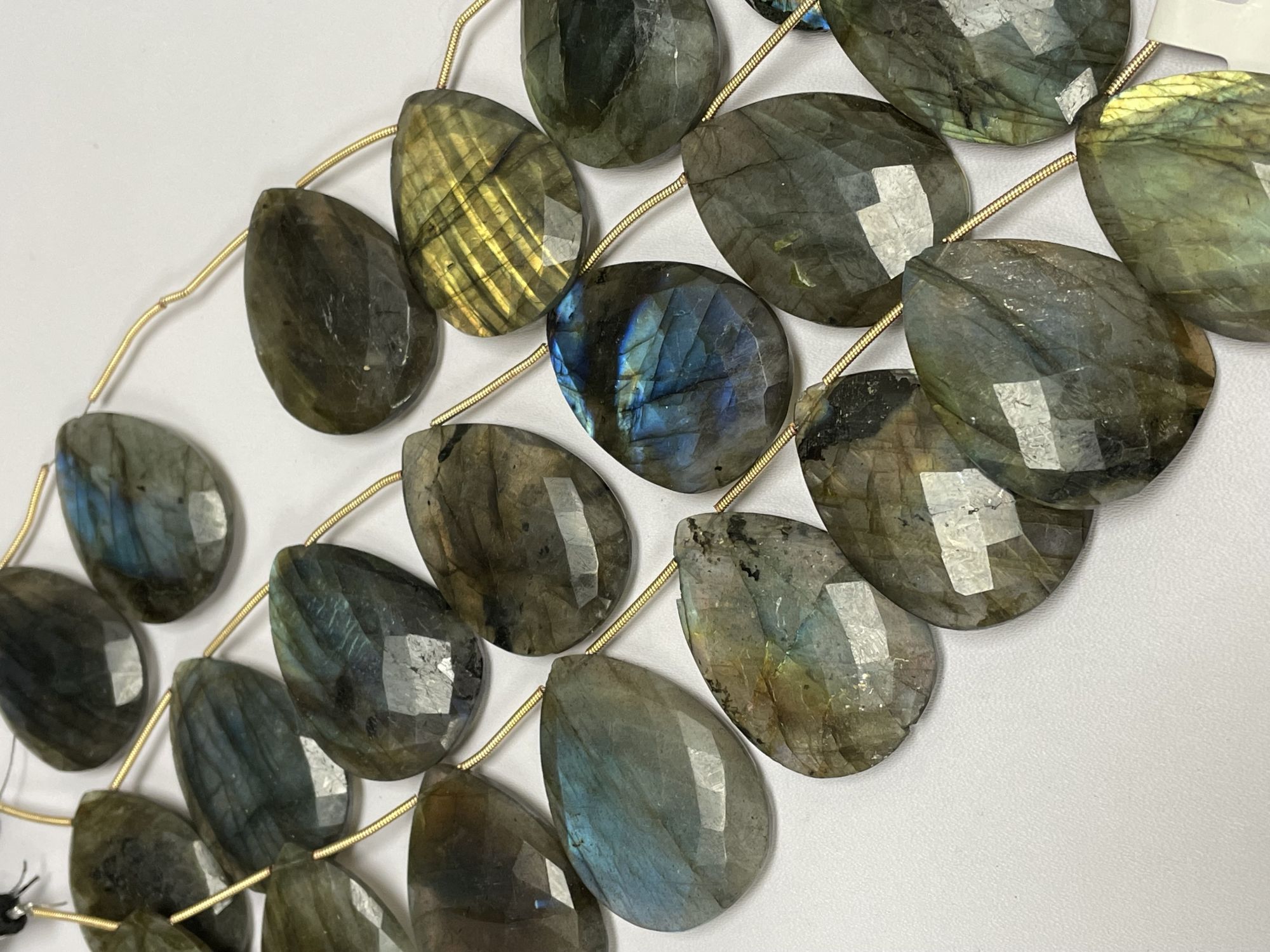 Labradorite Pear Faceted