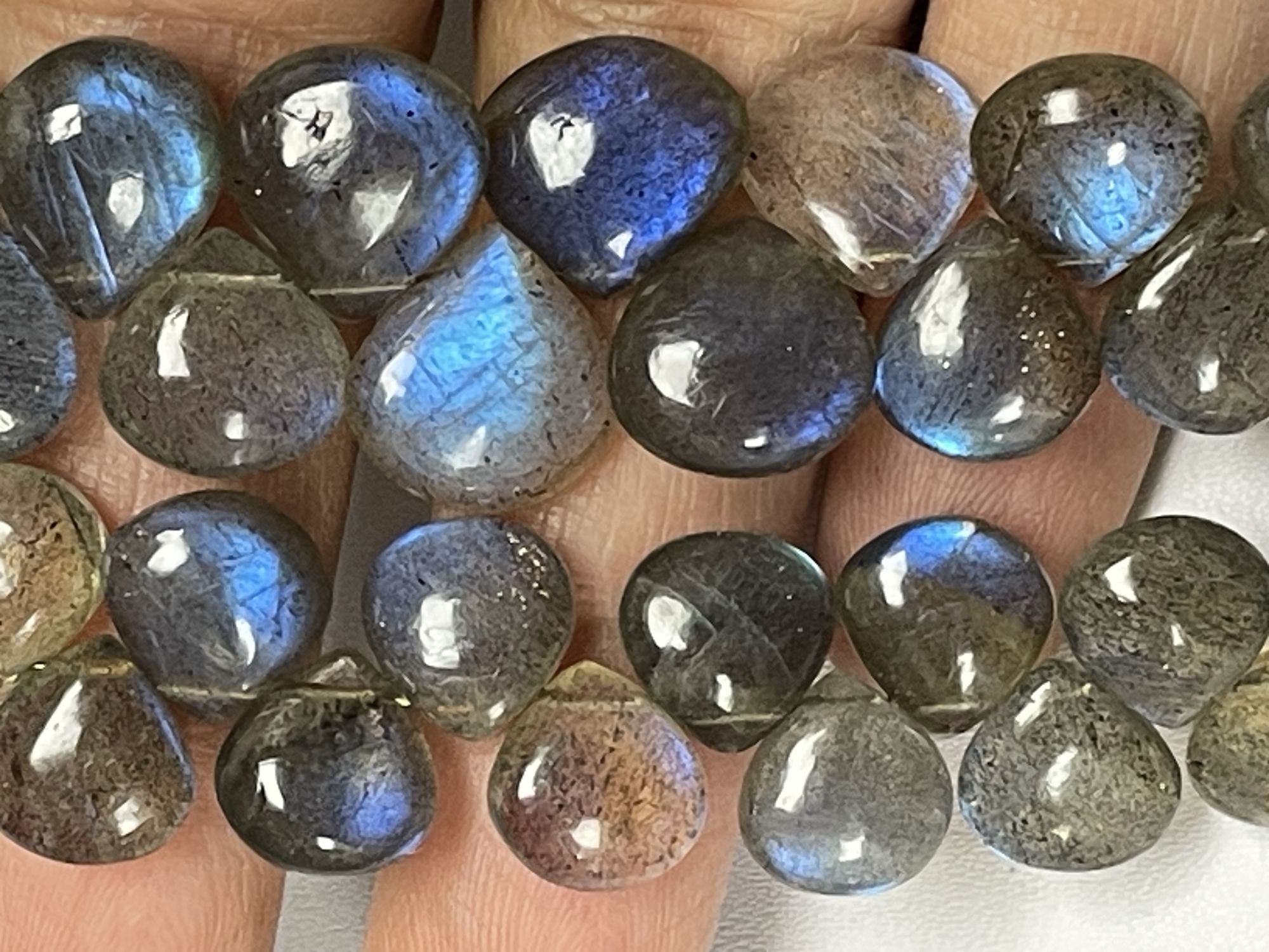 Labradorite Heart Smooth