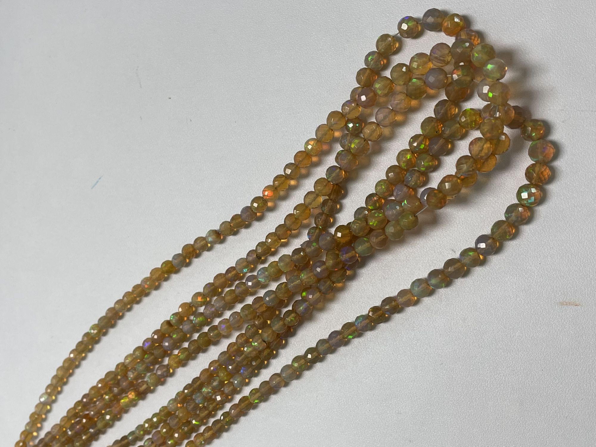 Brown Ethopian Opal Round Faceted