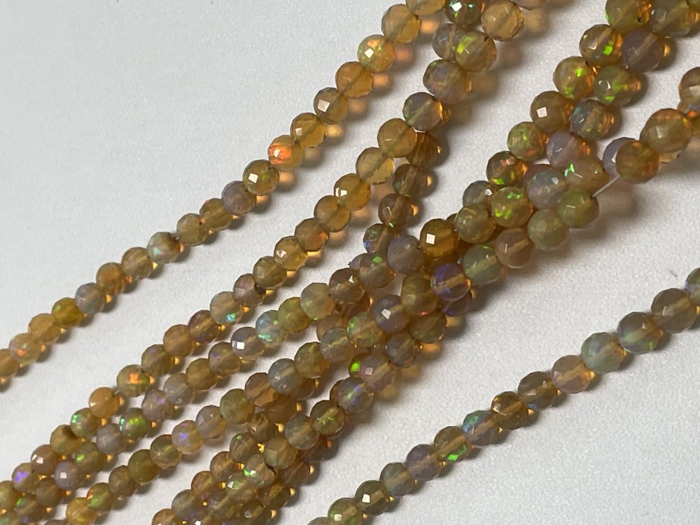 Brown Ethopian Opal Round Faceted