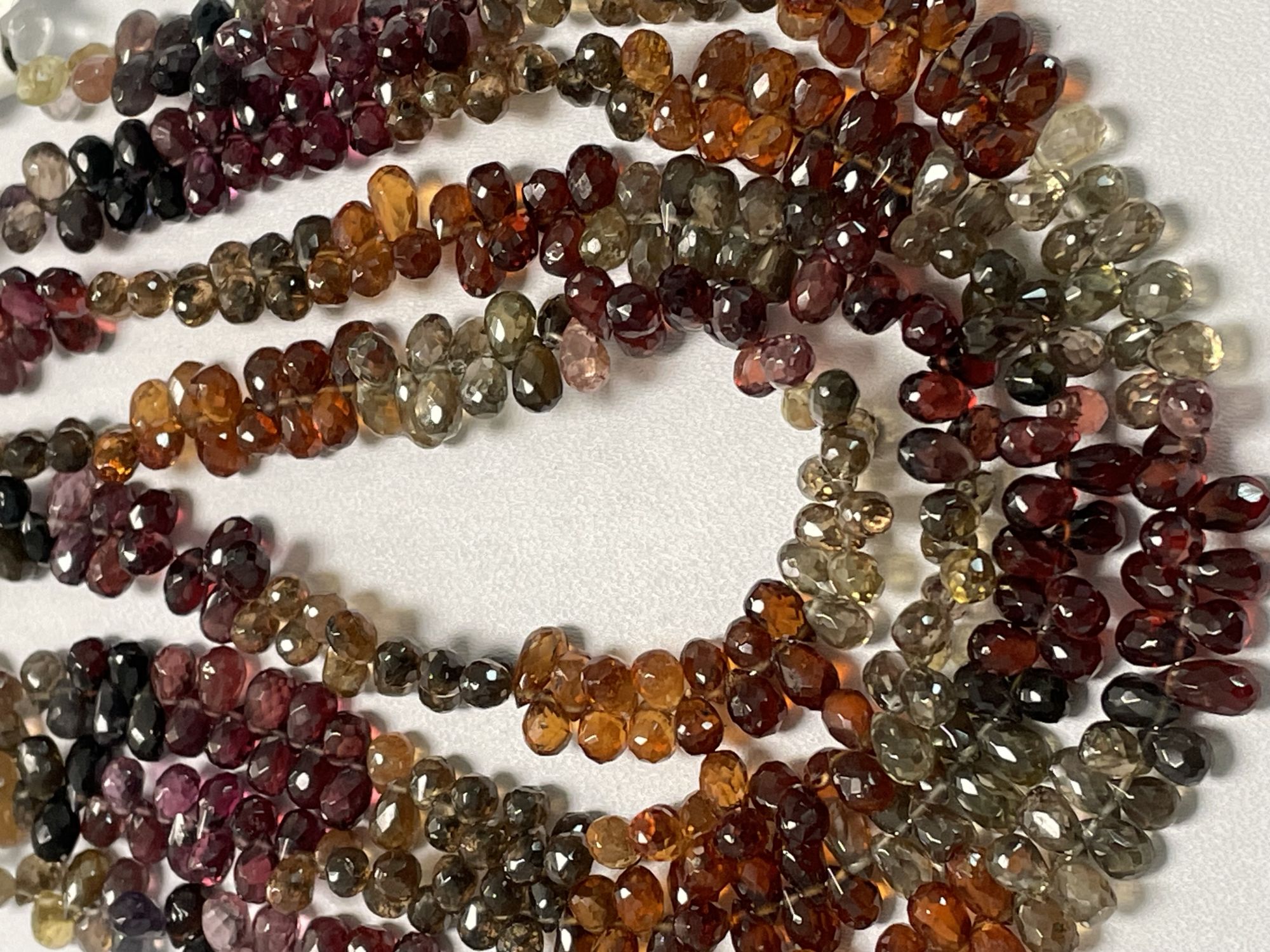 Multi Tundru Sapphire Drop Faceted