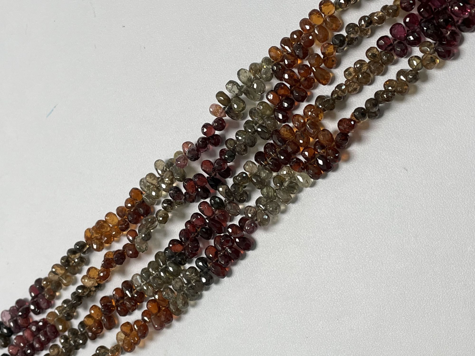Multi Tundru Sapphire Drop Faceted
