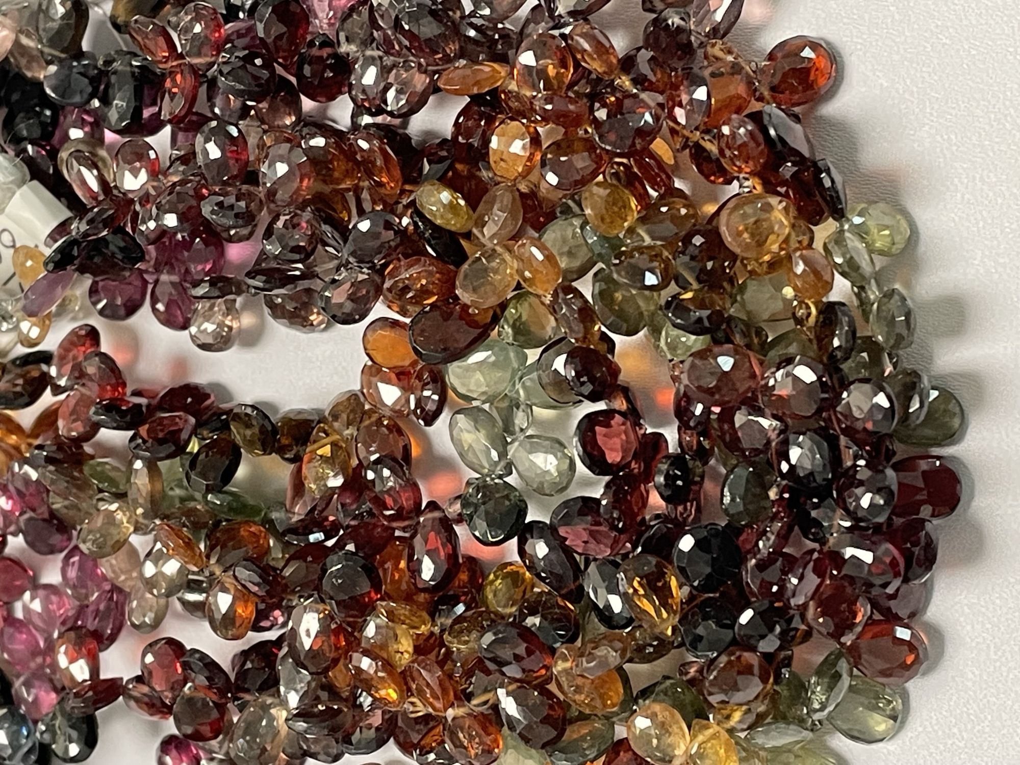 Multi Tundru Sapphire Pear Faceted