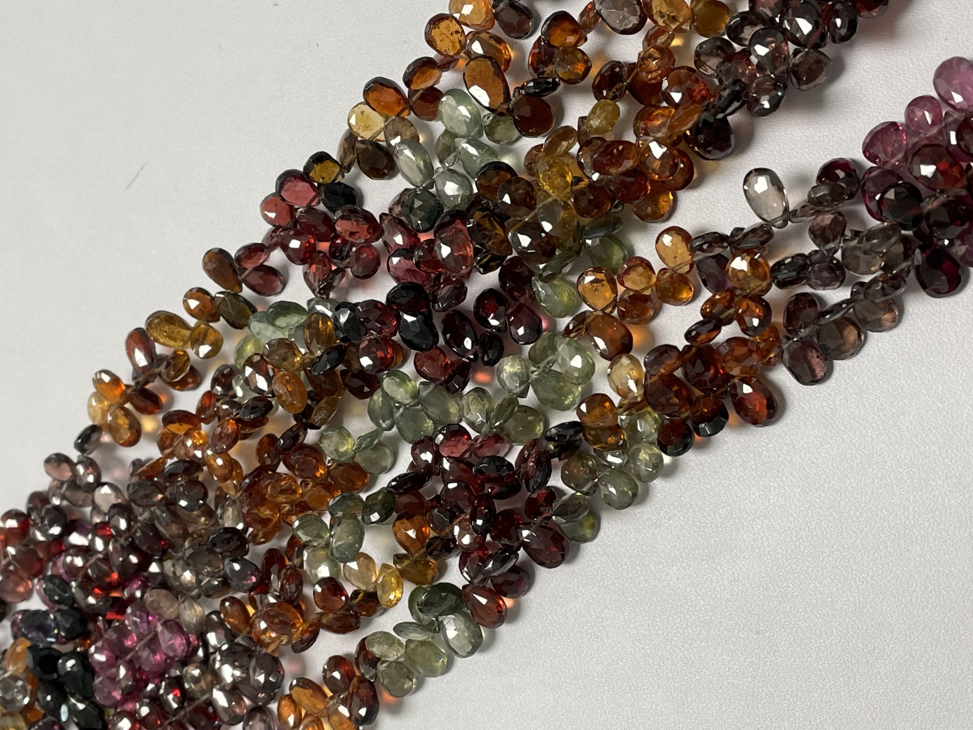 Multi Tundru Sapphire Pear Faceted