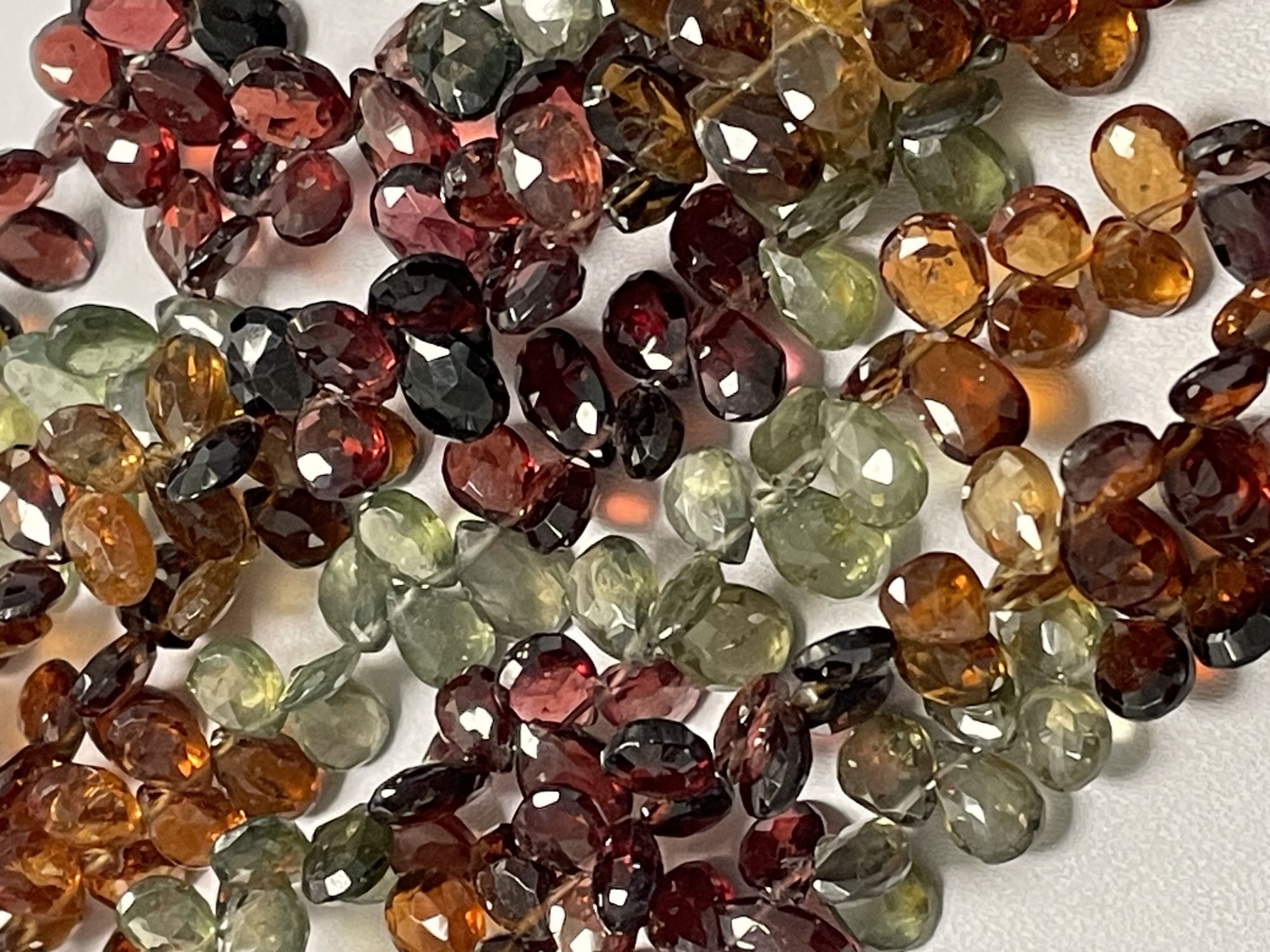 Multi Tundru Sapphire Pear Faceted