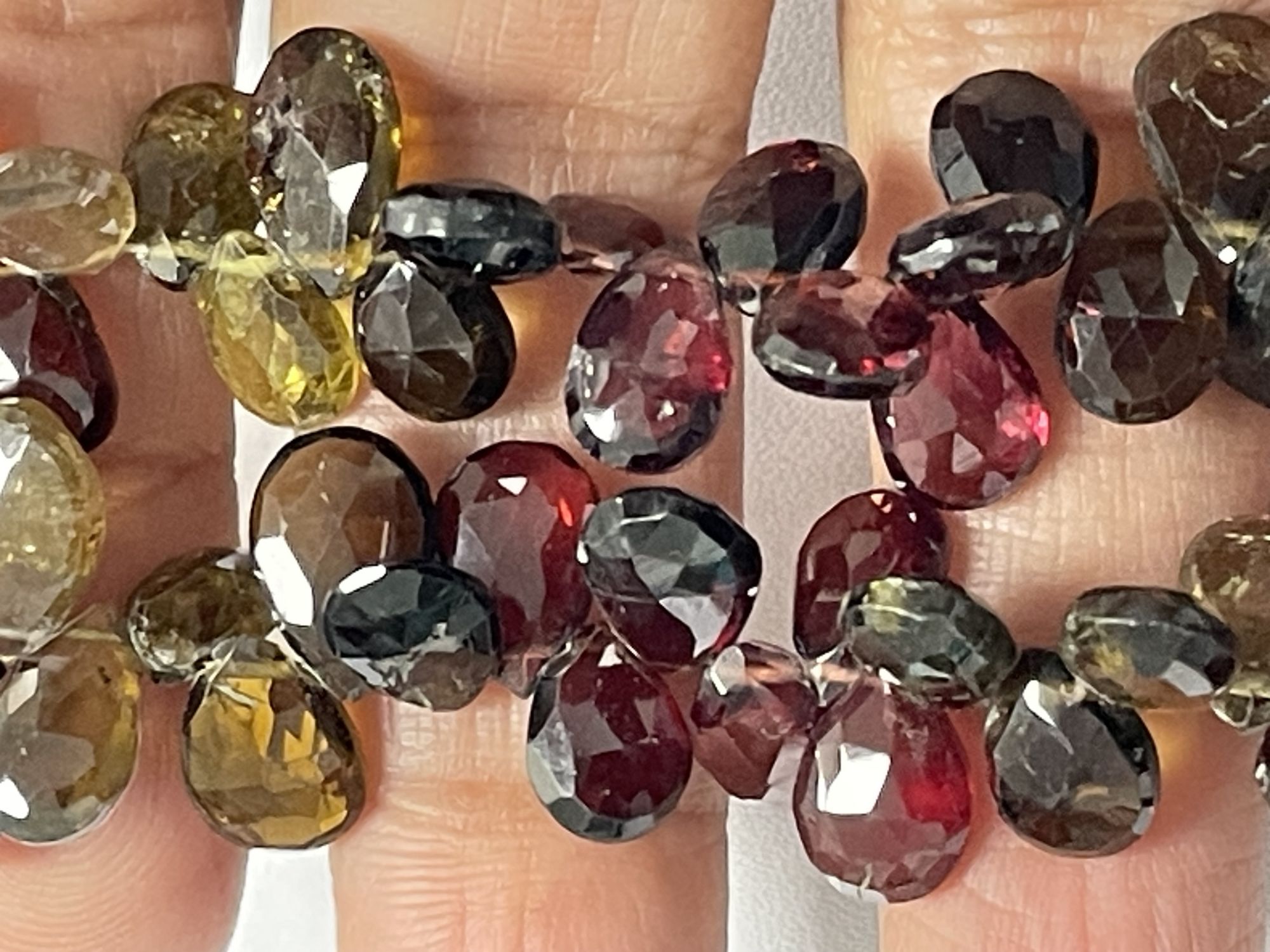 Multi Tundru Sapphire Pear Faceted