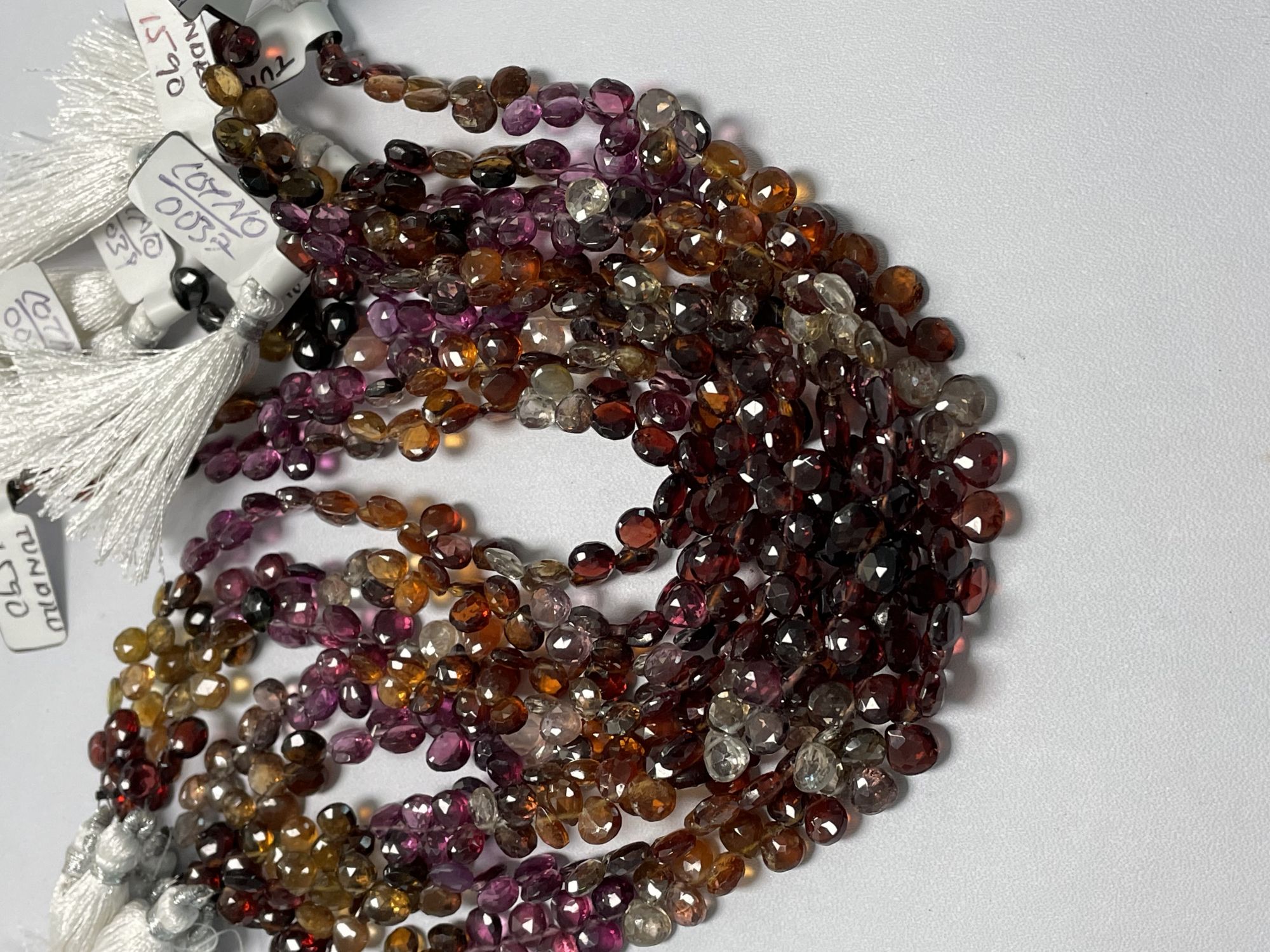 Multi Tundru Sapphire Heart Faceted