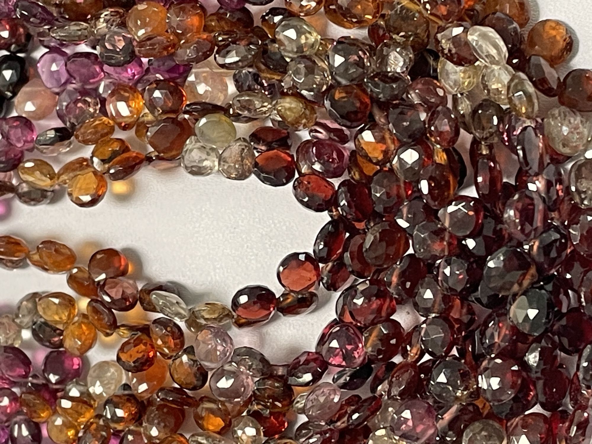 Multi Tundru Sapphire Heart Faceted