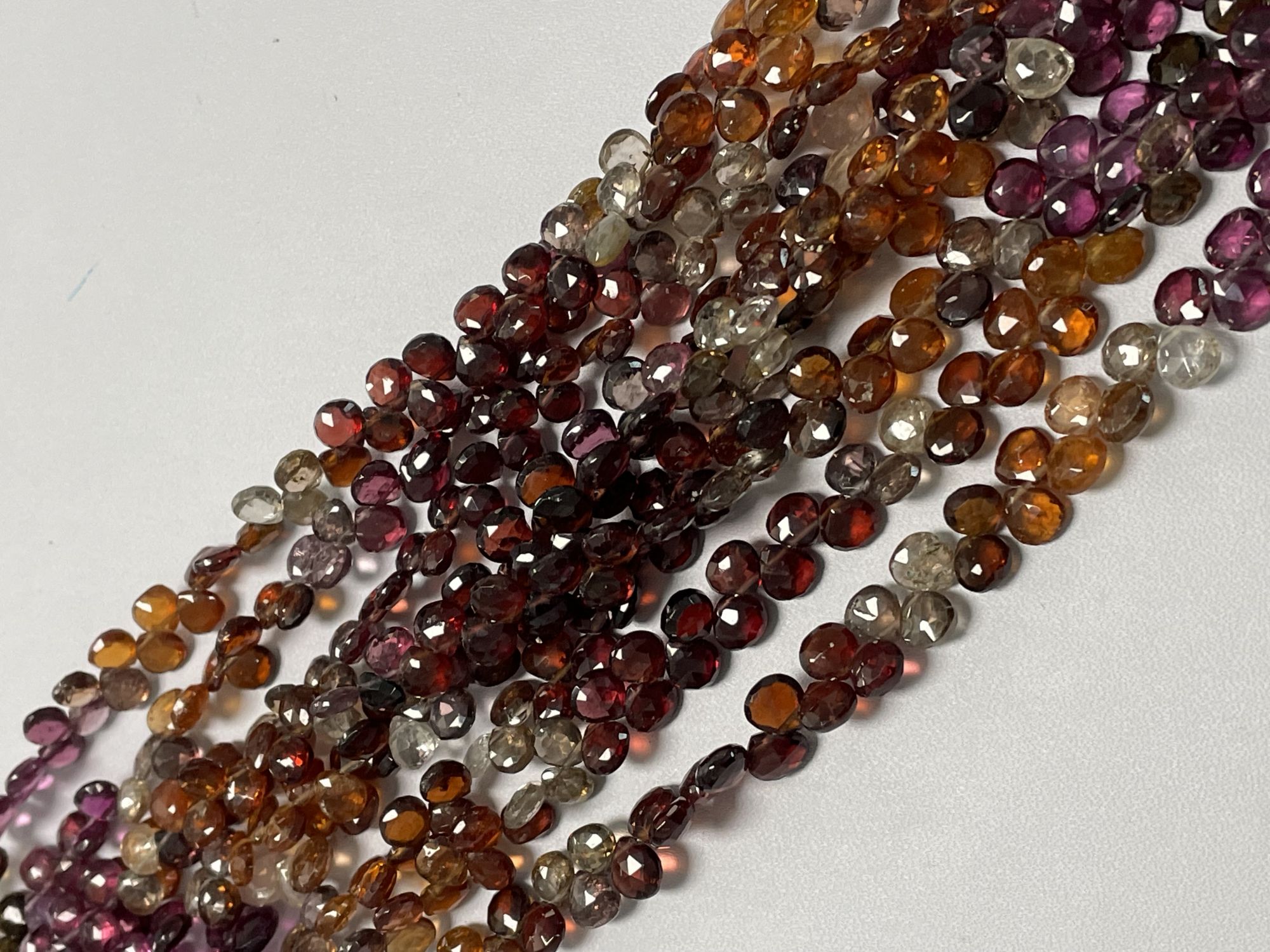 Multi Tundru Sapphire Heart Faceted
