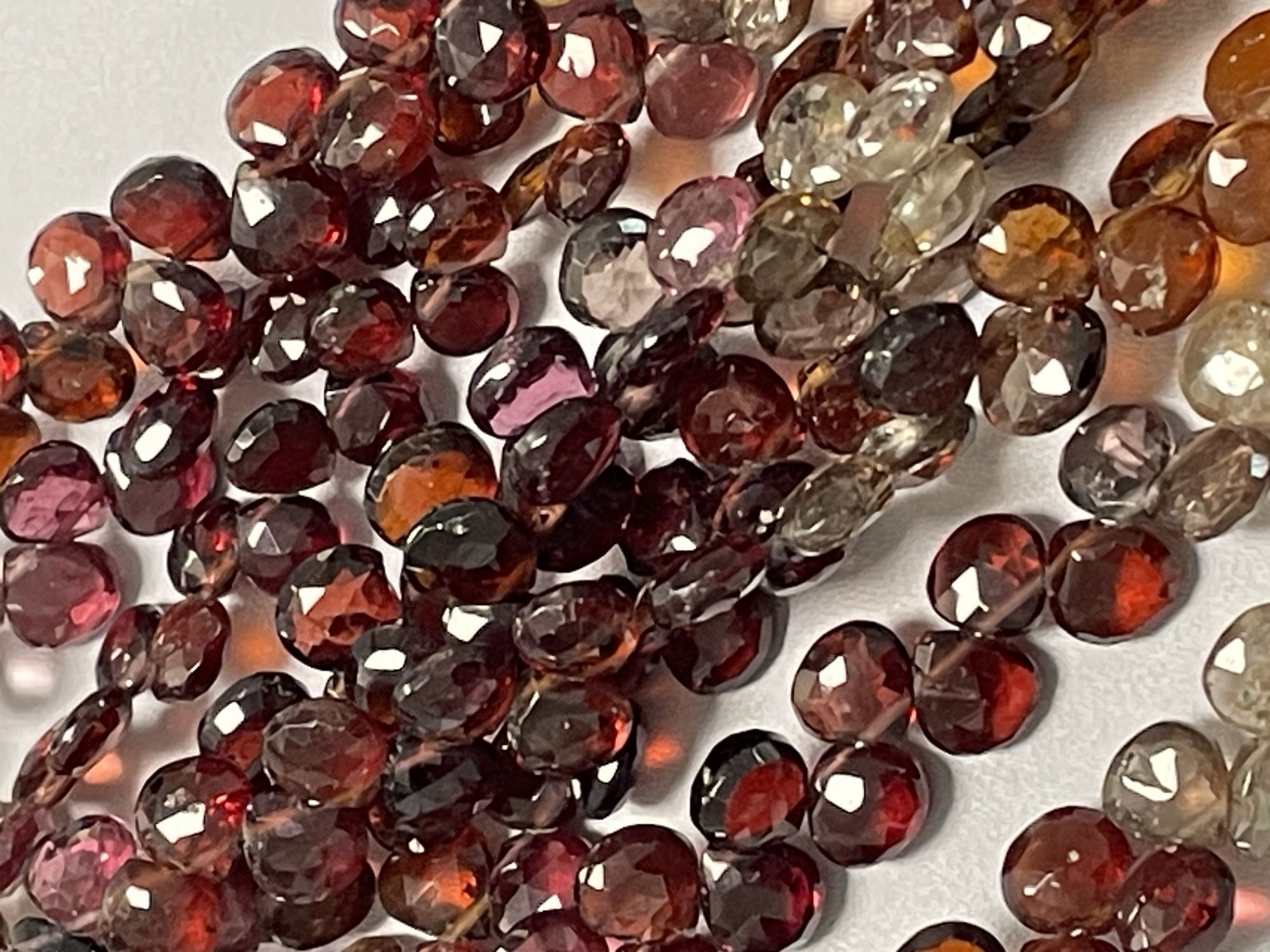 Multi Tundru Sapphire Heart Faceted