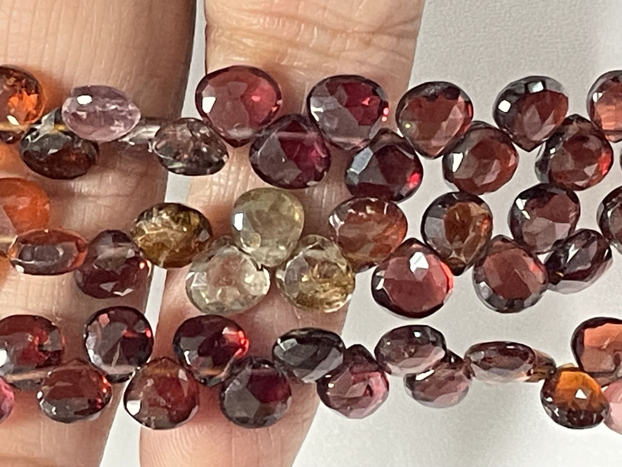 Multi Tundru Sapphire Heart Faceted