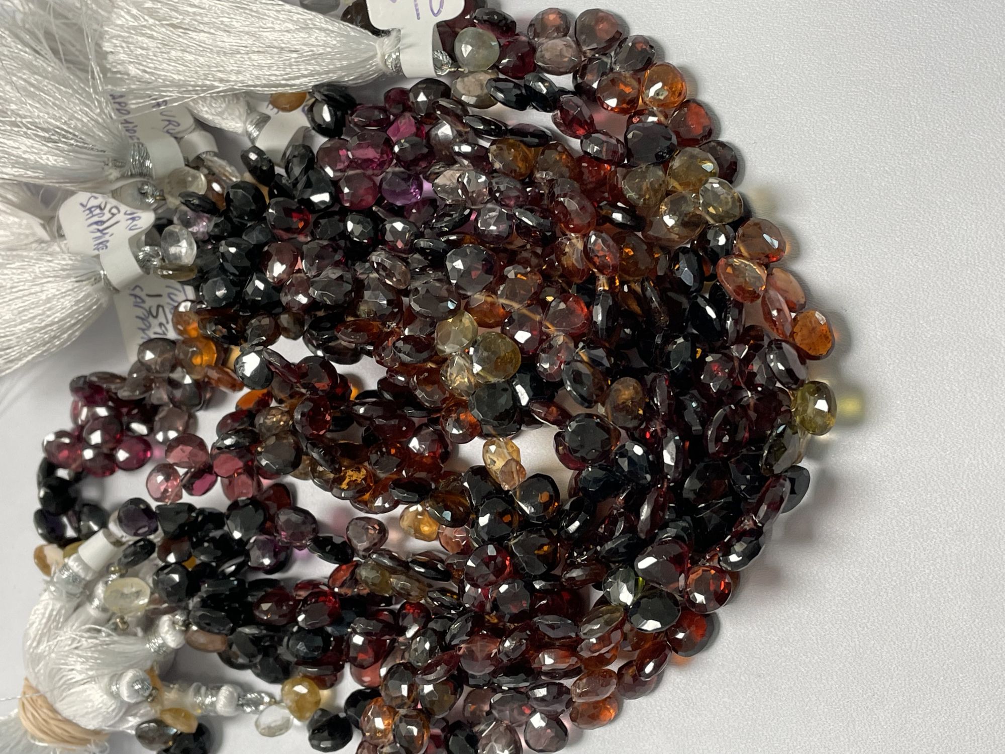 Multi Tundru Sapphire Heart Faceted