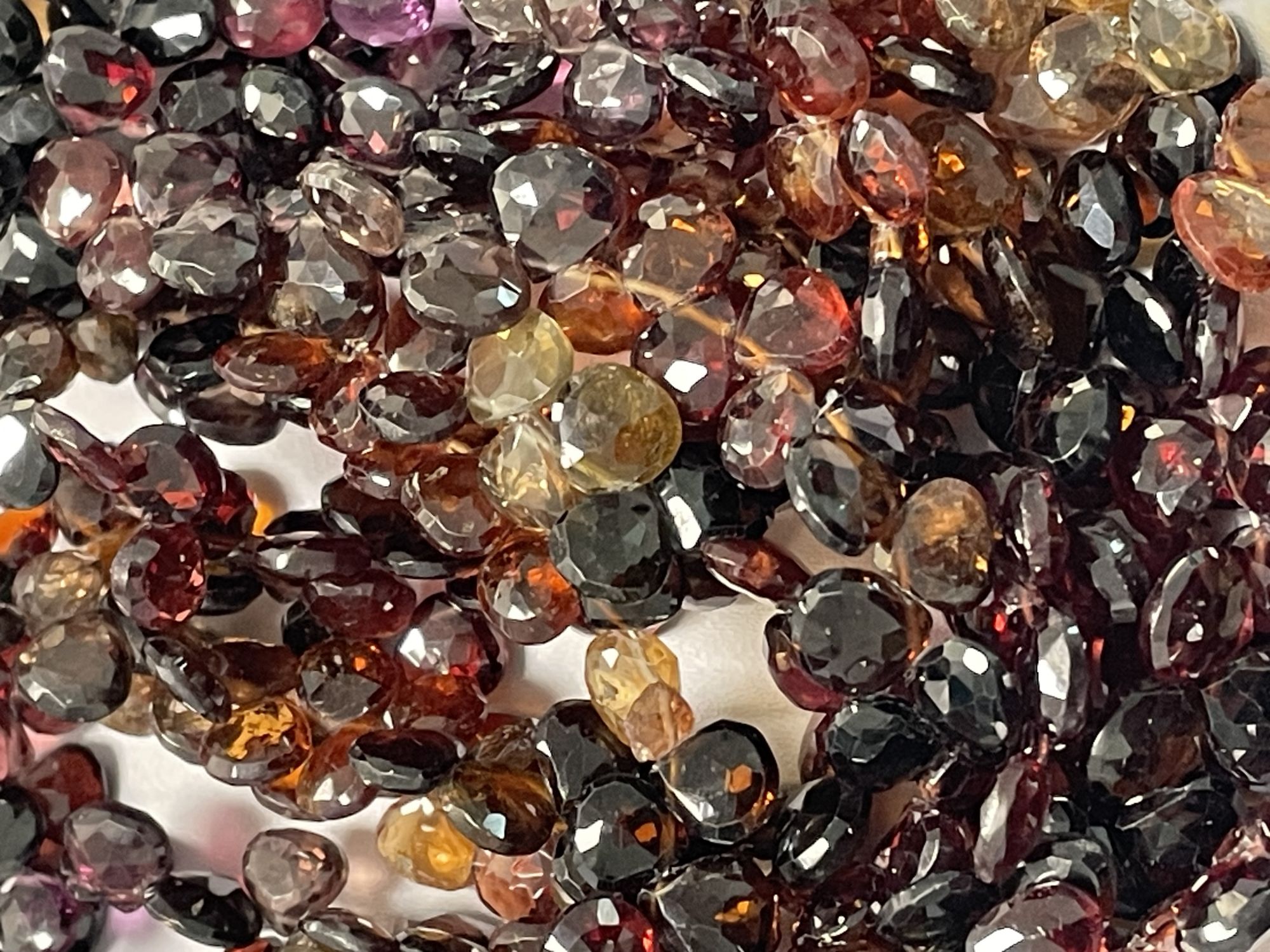 Multi Tundru Sapphire Heart Faceted