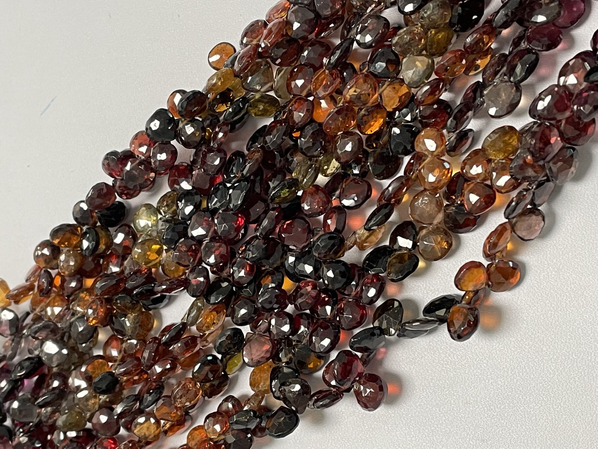 Multi Tundru Sapphire Heart Faceted