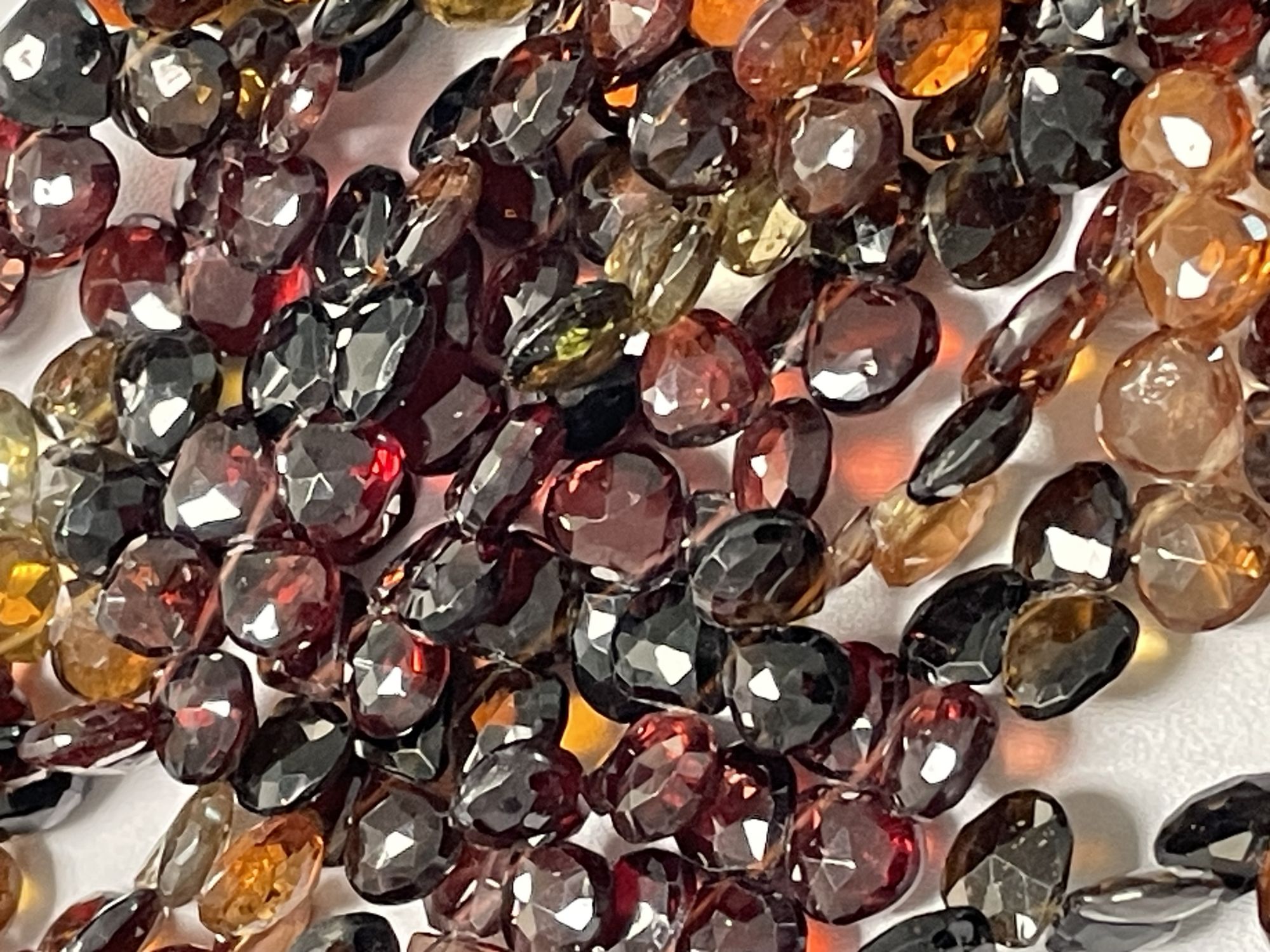 Multi Tundru Sapphire Heart Faceted