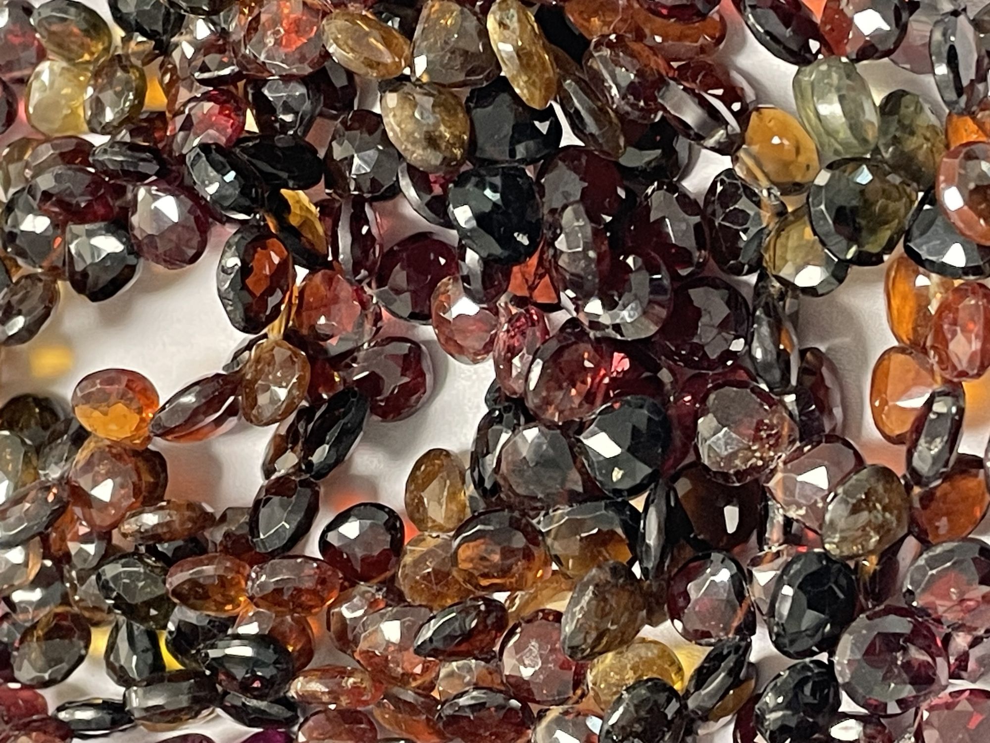 Multi Tundru Sapphire Heart Faceted