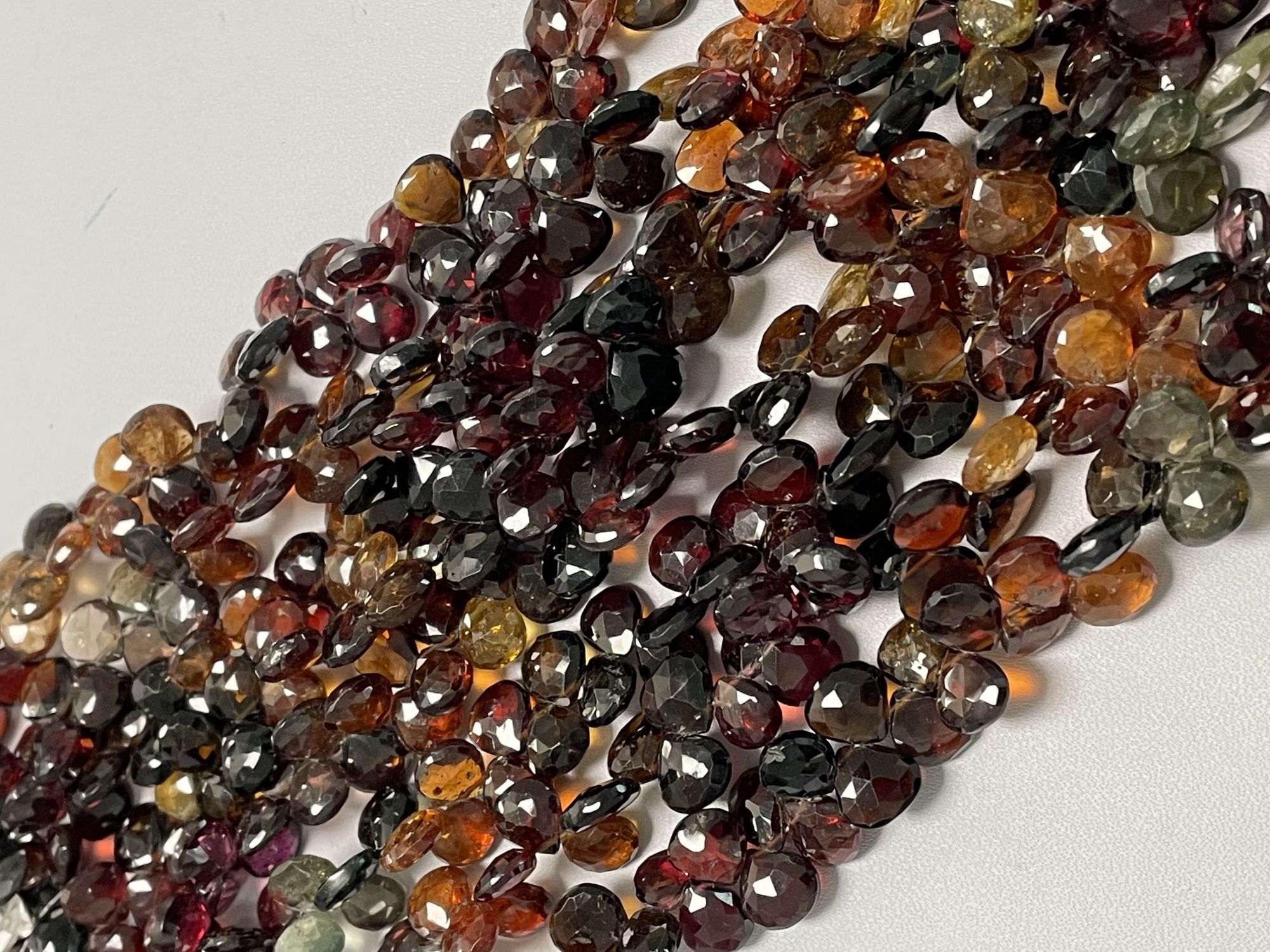 Multi Tundru Sapphire Heart Faceted