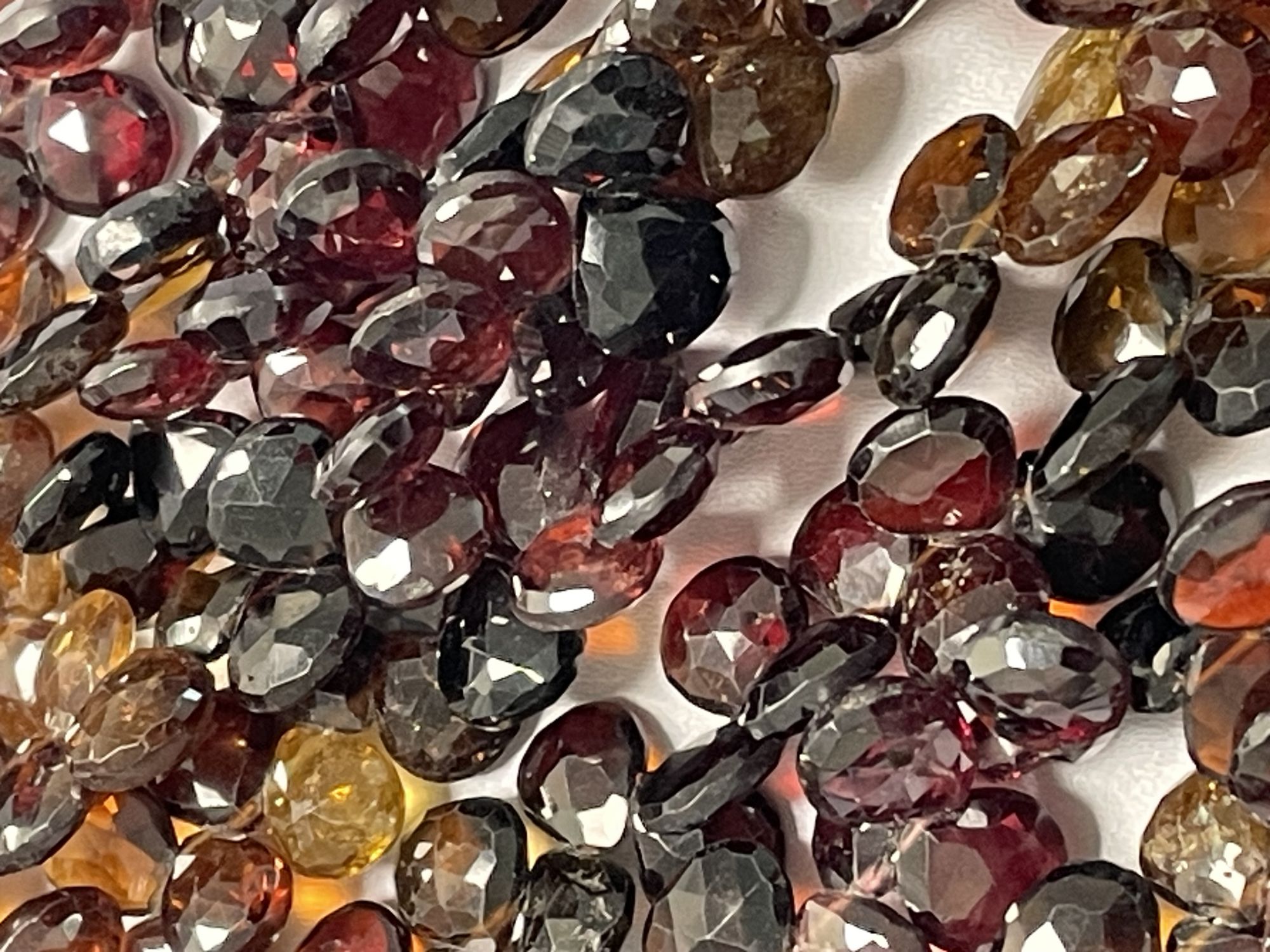 Multi Tundru Sapphire Heart Faceted