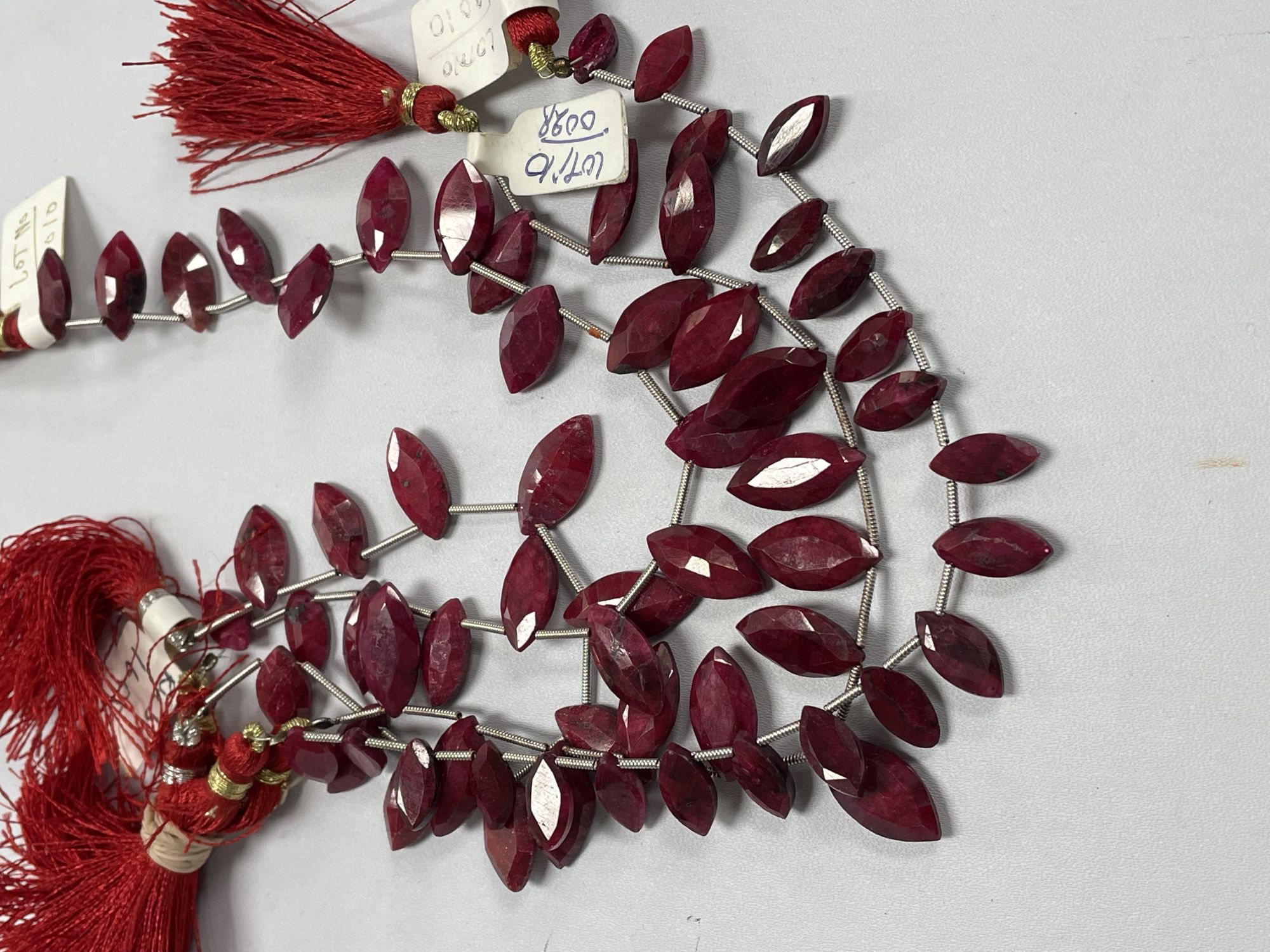 Dyed Ruby Marquise Faceted