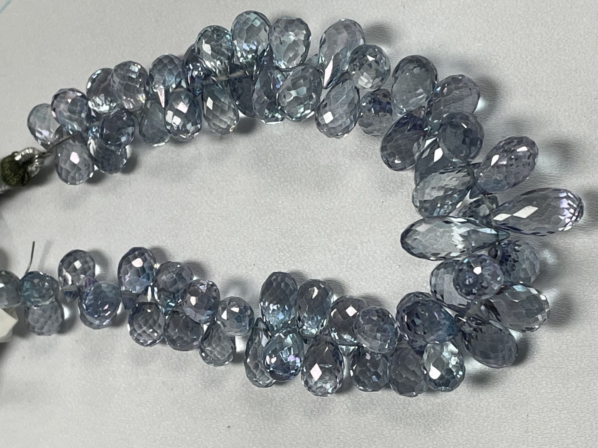 Blue Mystic Topaz Drop Faceted