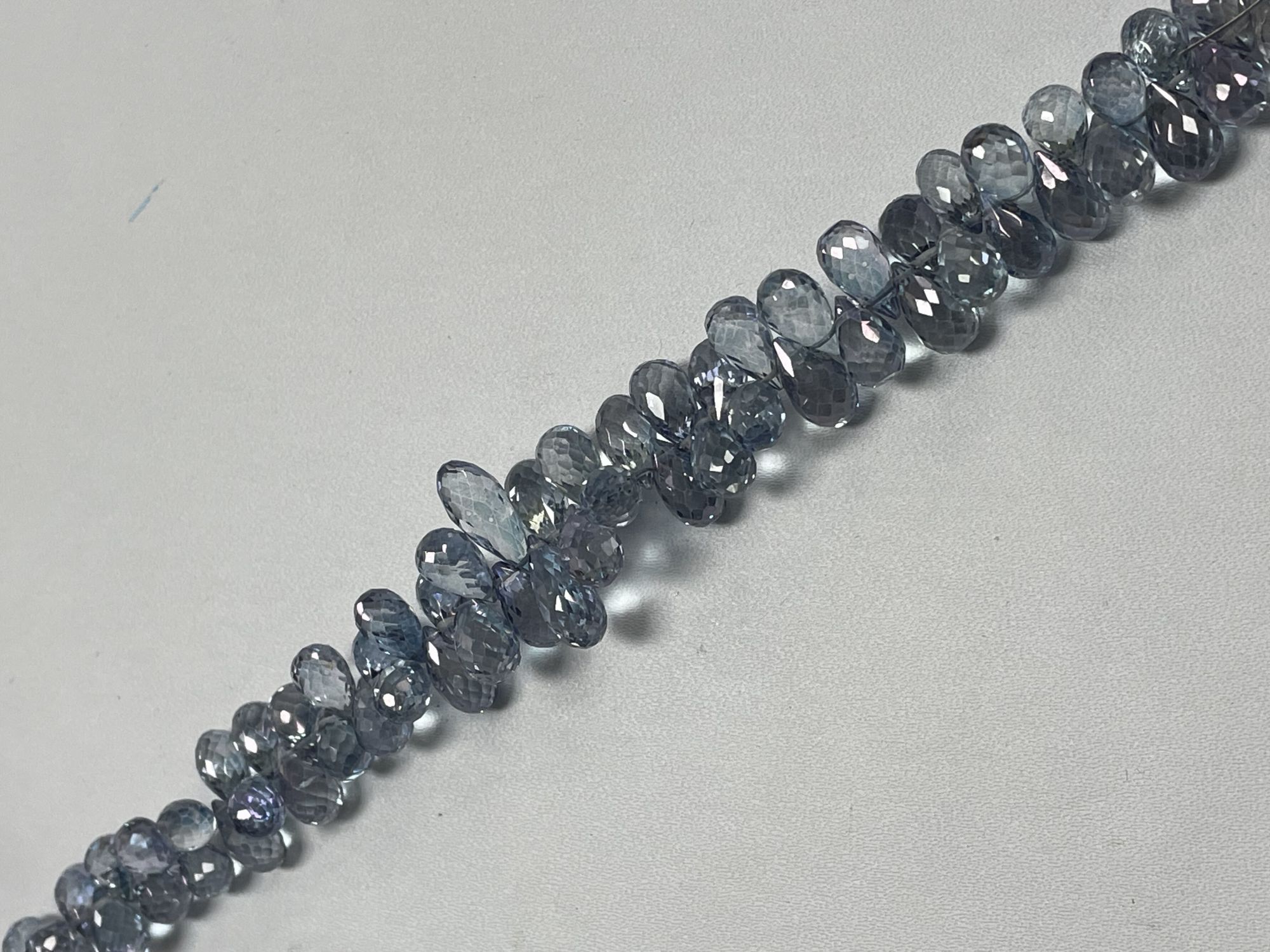 Blue Mystic Topaz Drop Faceted