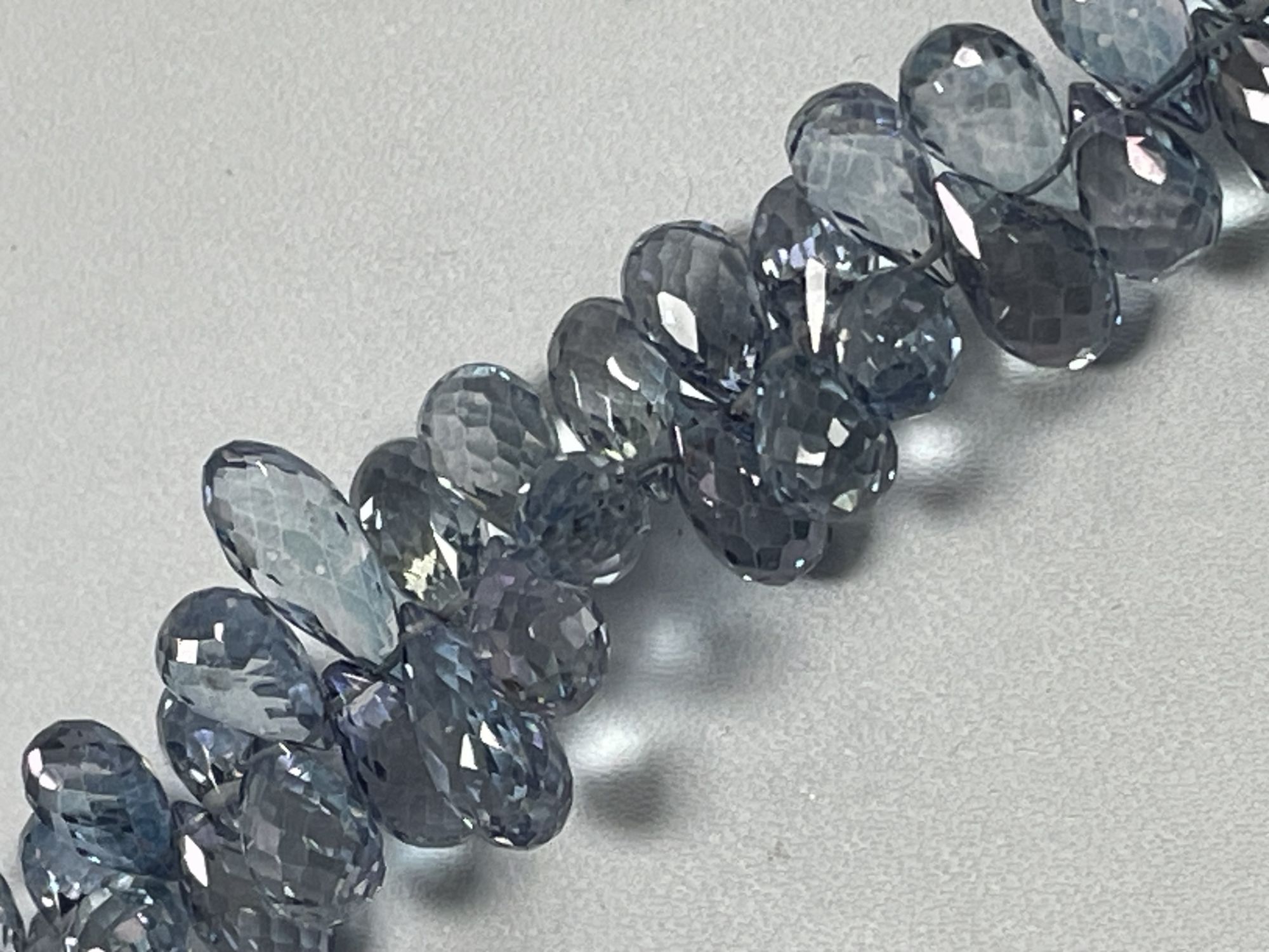 Blue Mystic Topaz Drop Faceted