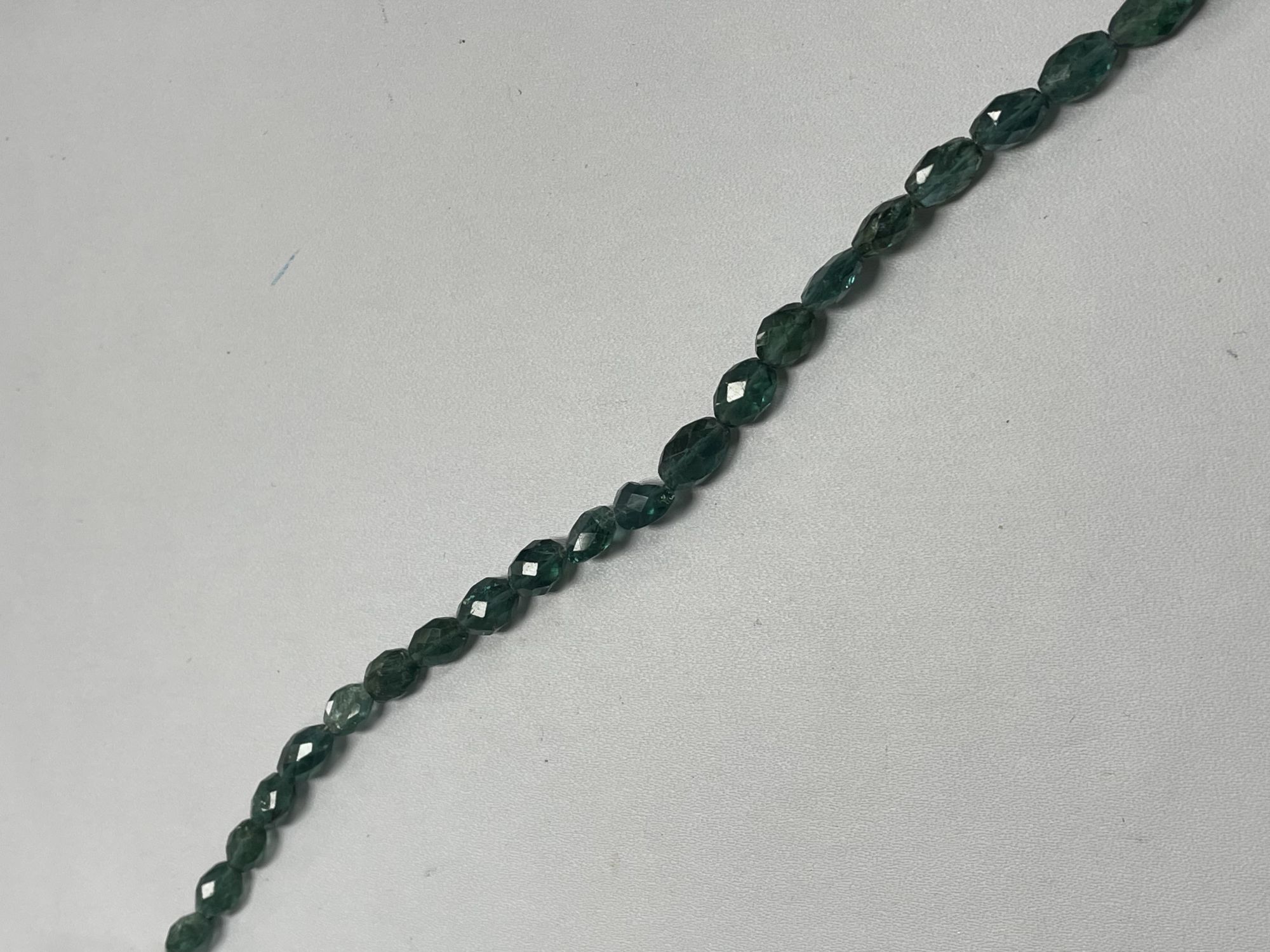 Green Apatite Oval Faceted