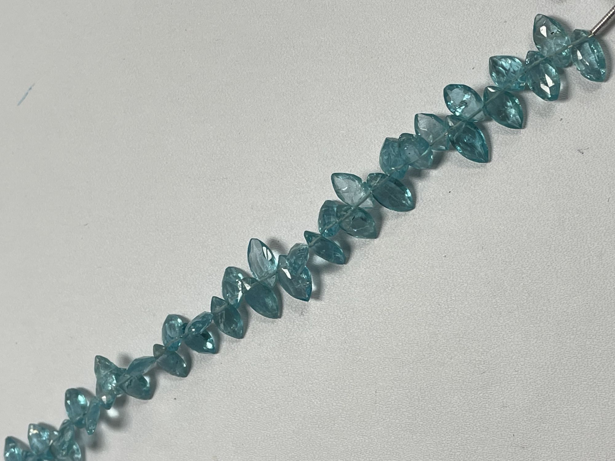 Blue Apatite Marquise Faceted