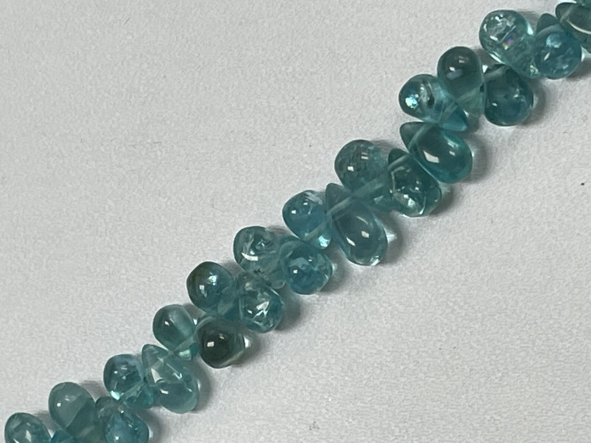 Blue Apatite Drop Smooth