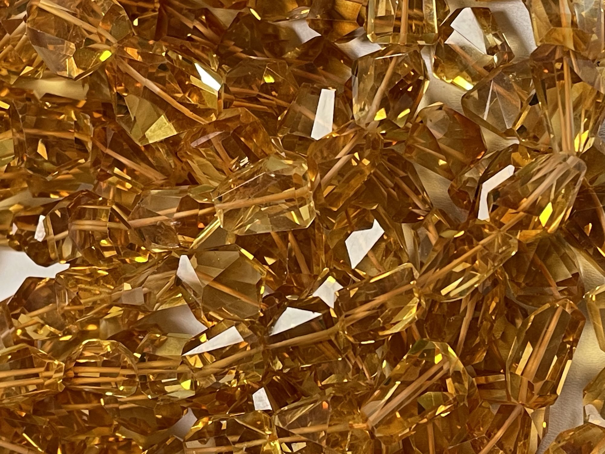 Citrine Nugget Faceted