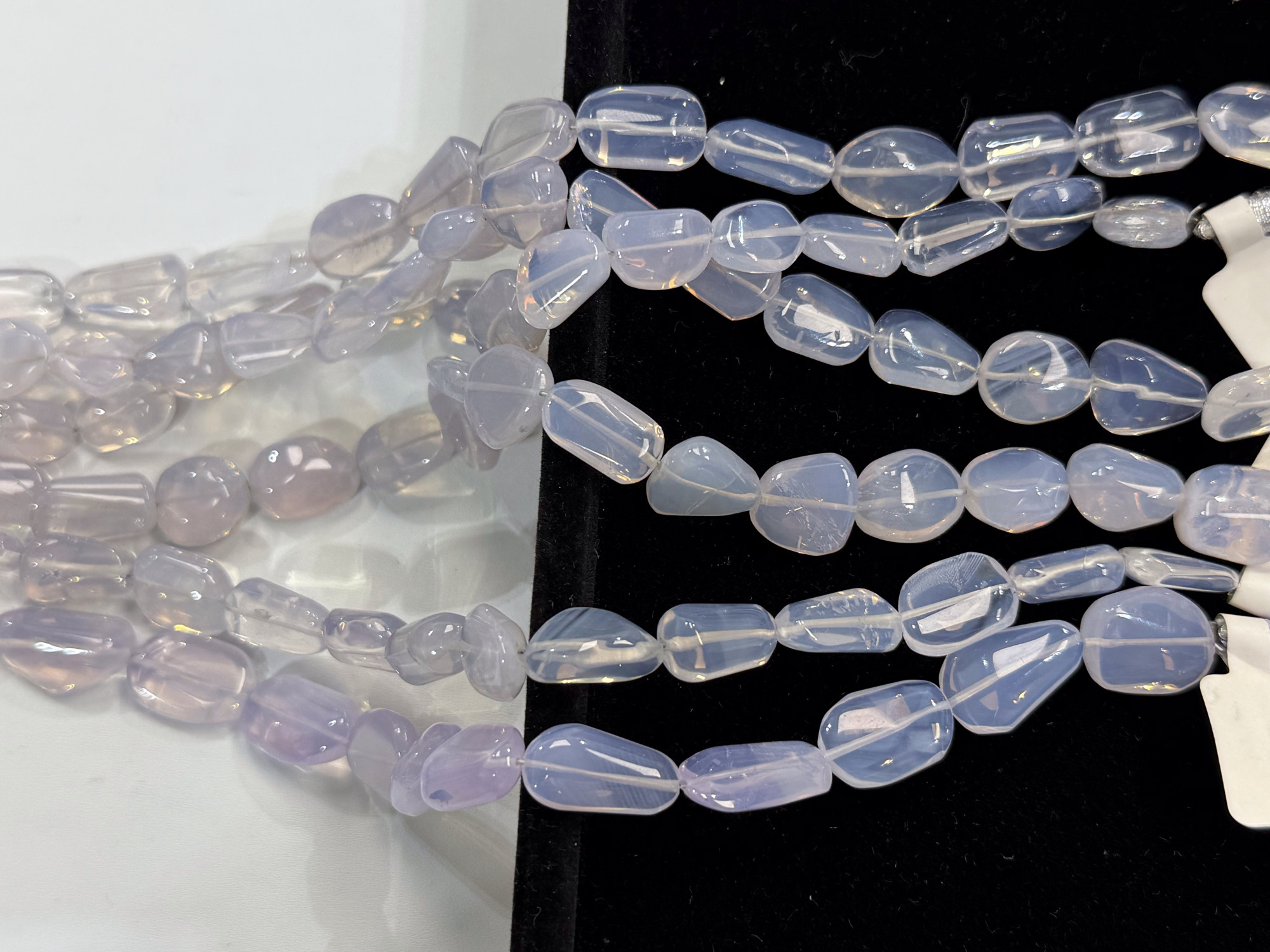 SCOROLITE LAVENDER QUARTZ NUGGETS SMOOTH