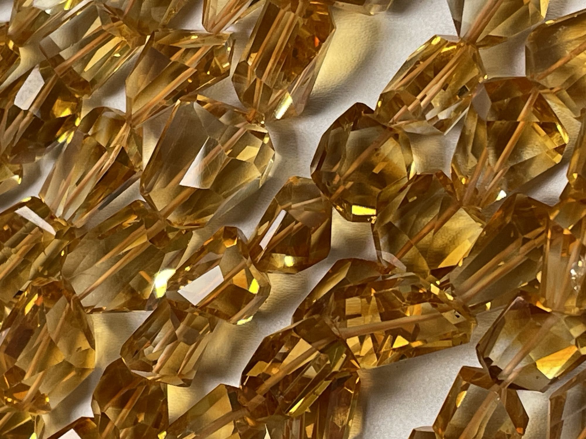 Citrine Nugget Faceted