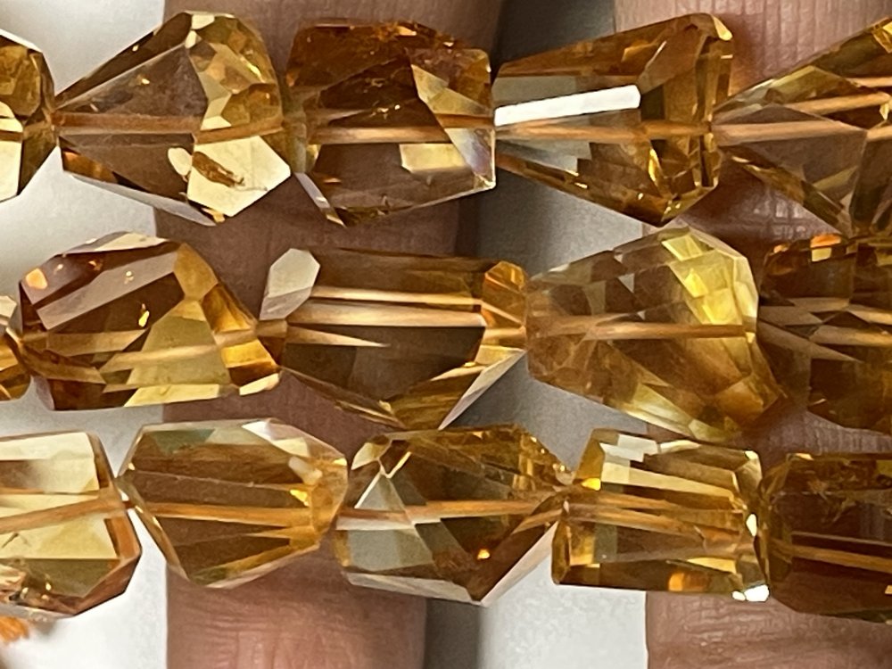 Citrine Nugget Faceted