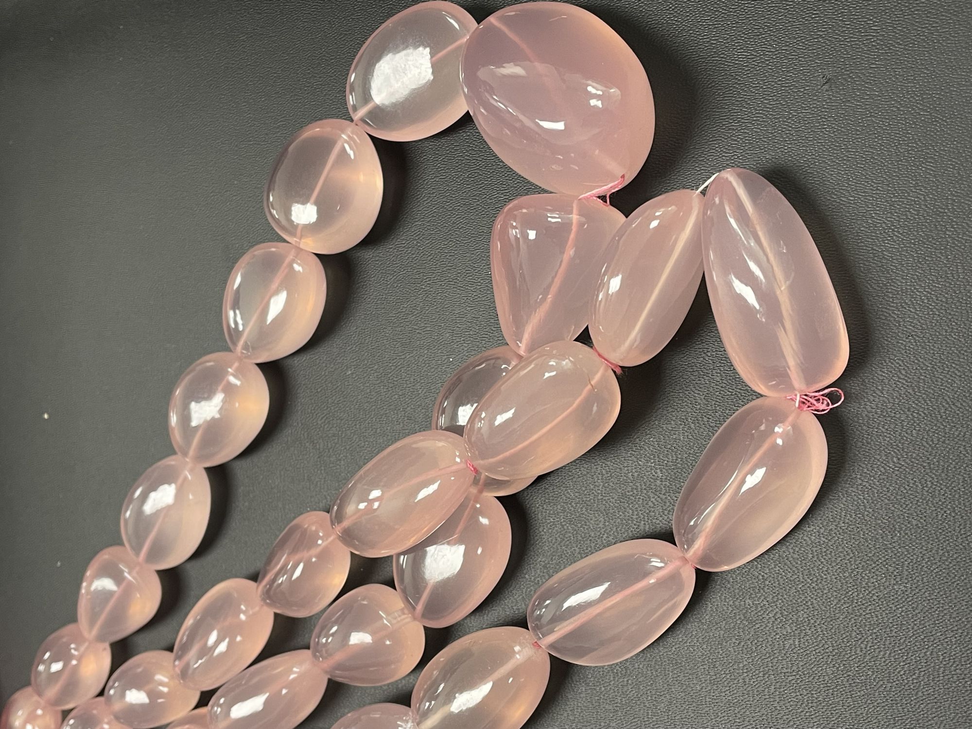 Pink Rose Quartz Nugget Smooth