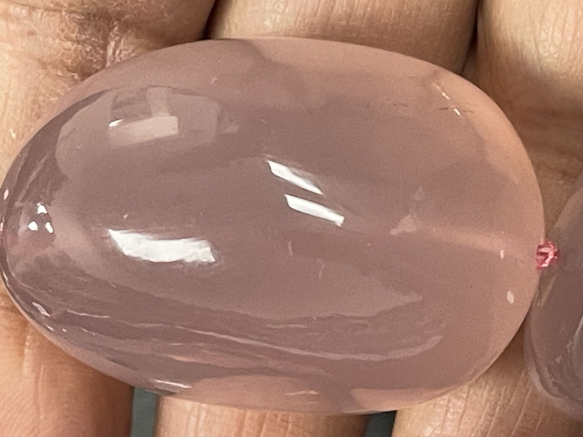 Pink Rose Quartz Nugget Smooth