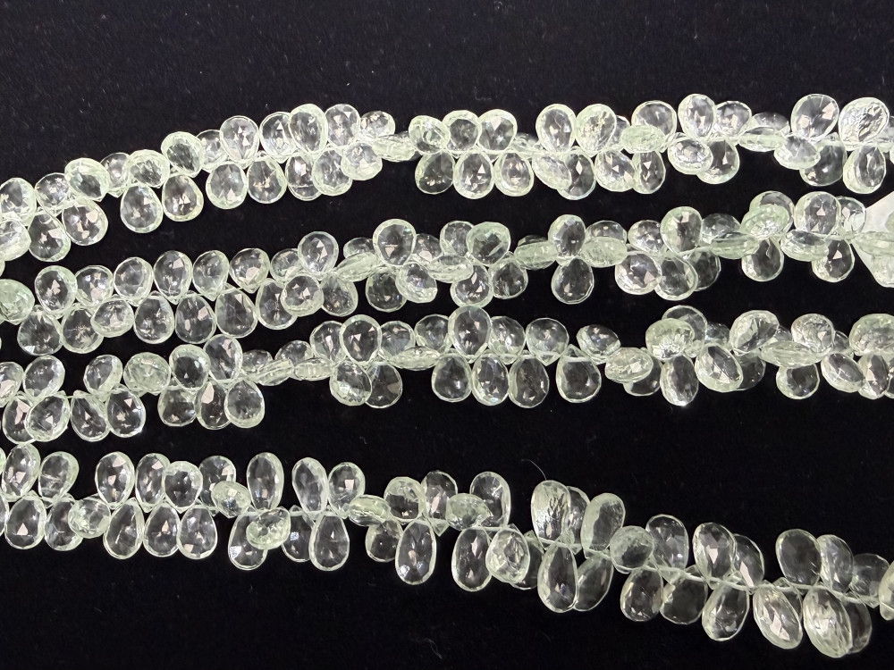 Image of Green Amethyst Pear Faceted