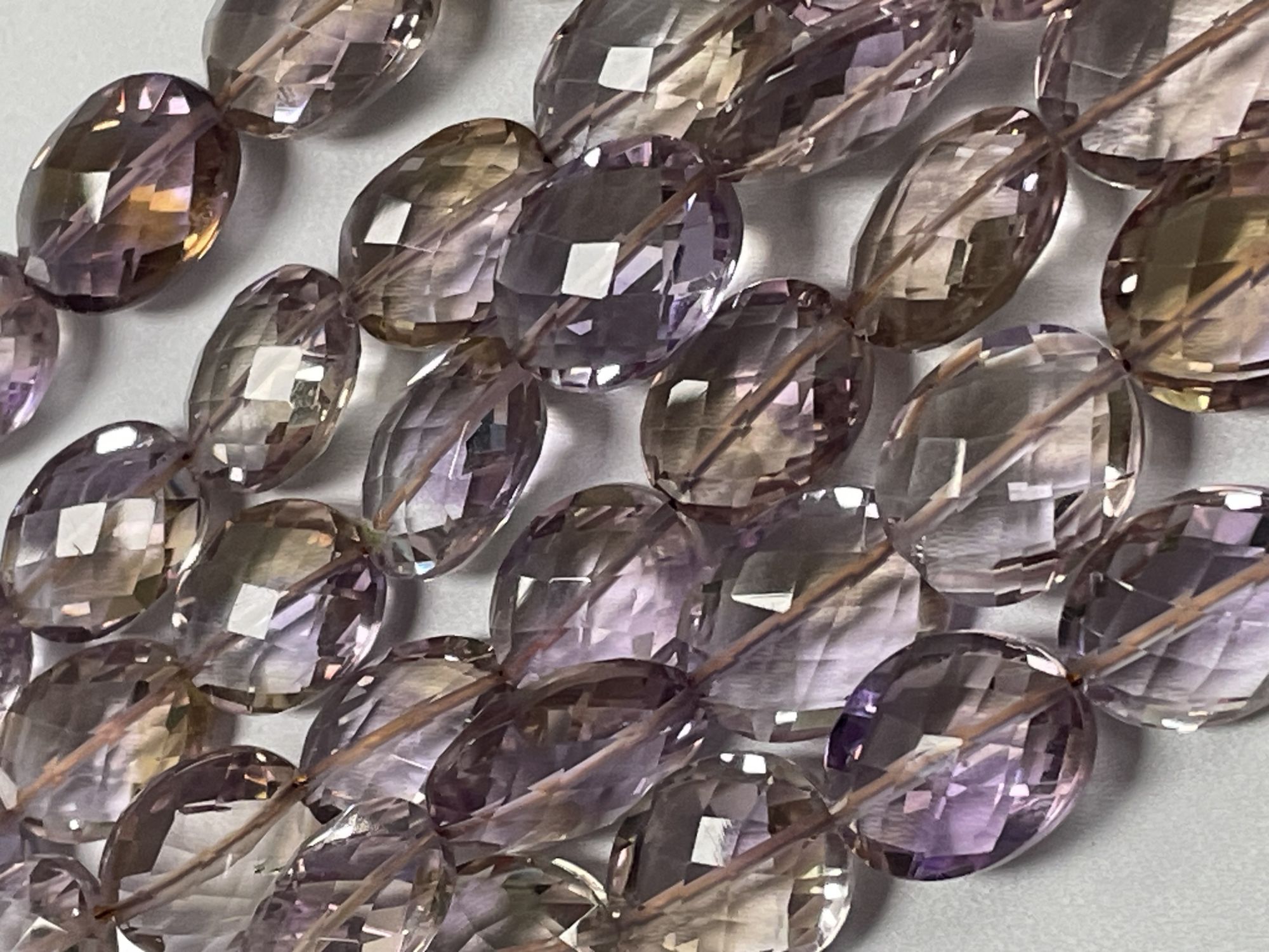 Ametrine Oval Faceted
