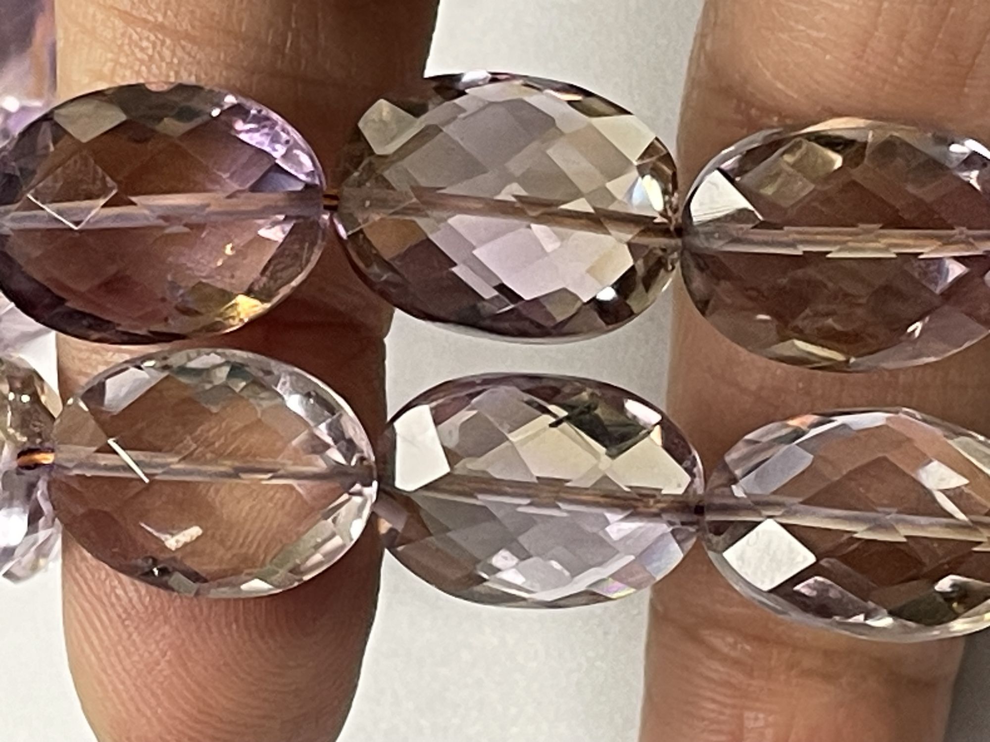Ametrine Oval Faceted