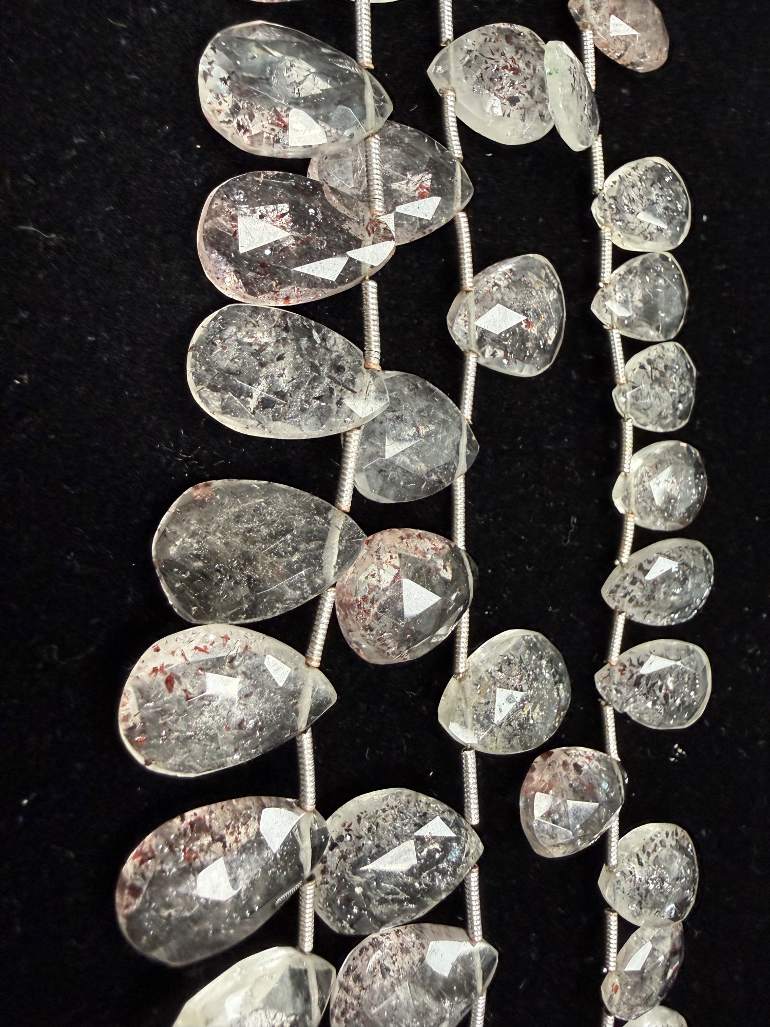 Moss Amethyst Pear Faceted