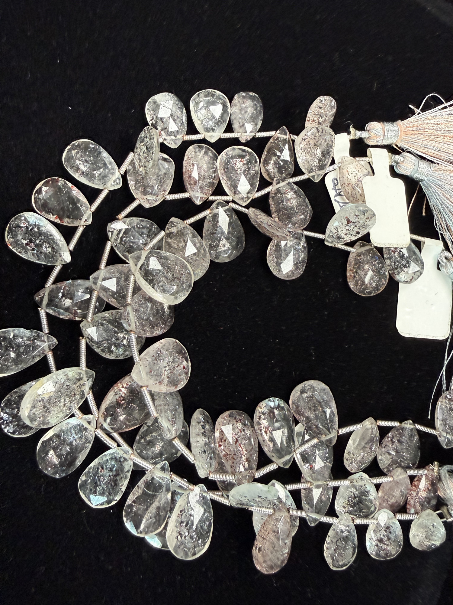 Moss Amethyst Pear Faceted