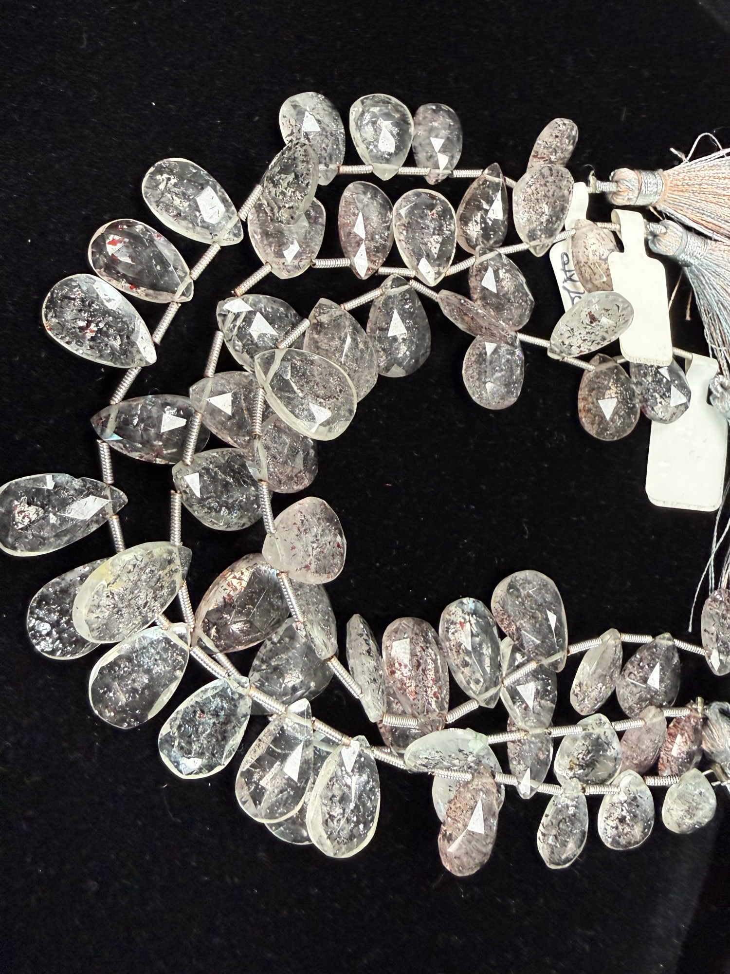 Moss Amethyst Pear Faceted