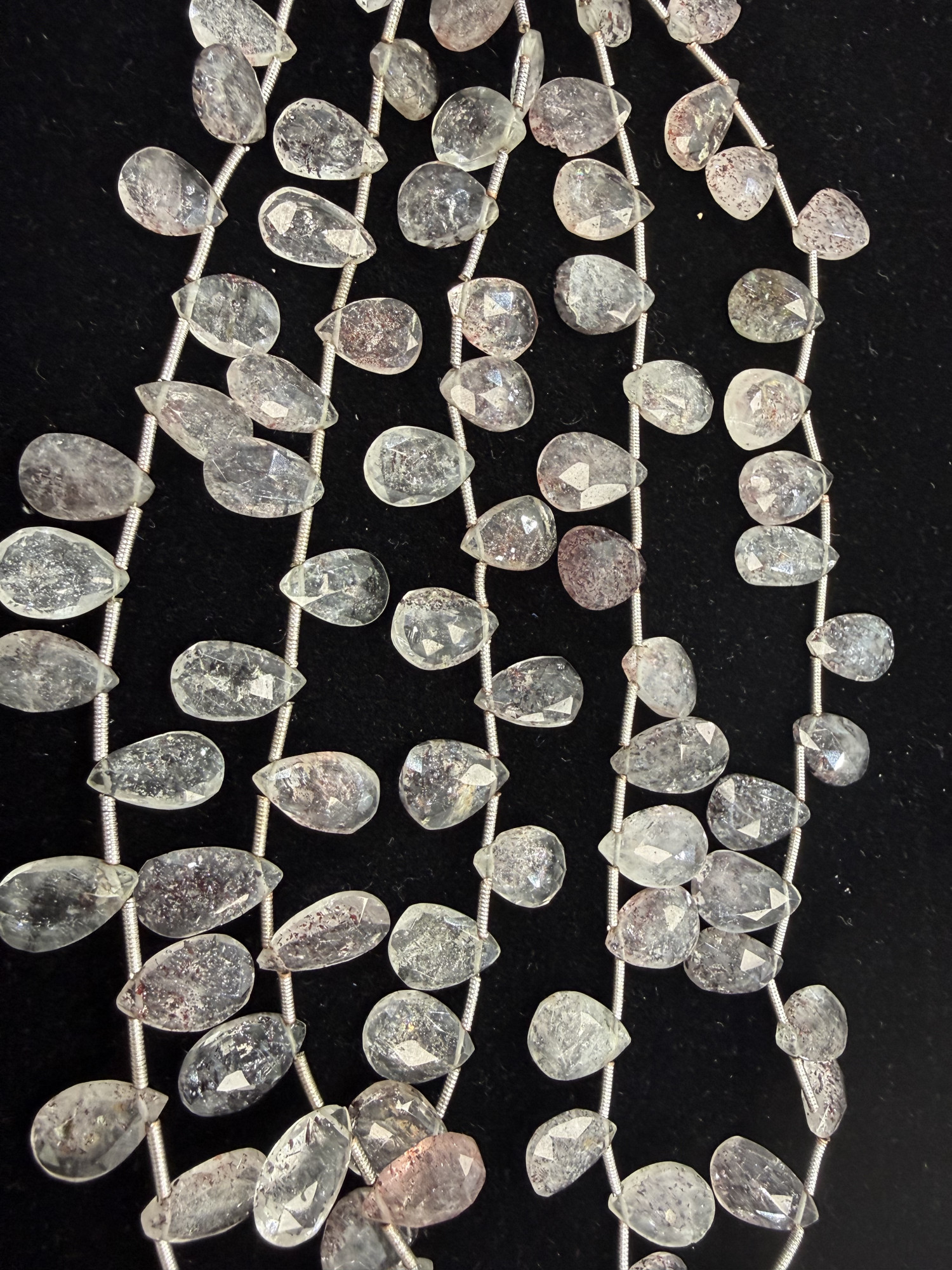 Moss Amethyst Pear Faceted