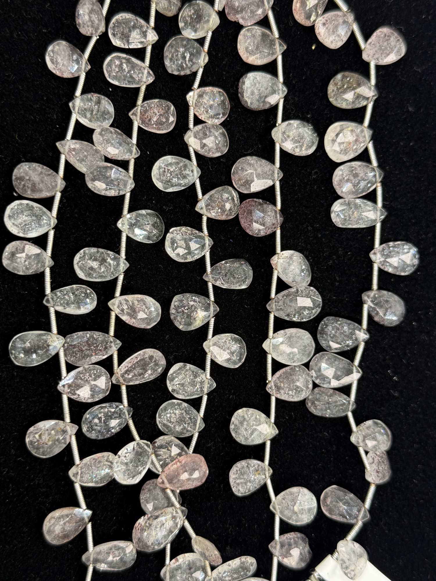 Moss Amethyst Pear Faceted